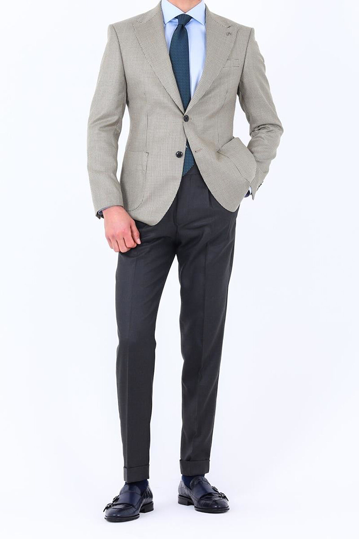 Erkekler İçin Modern Slim Fit Ceket