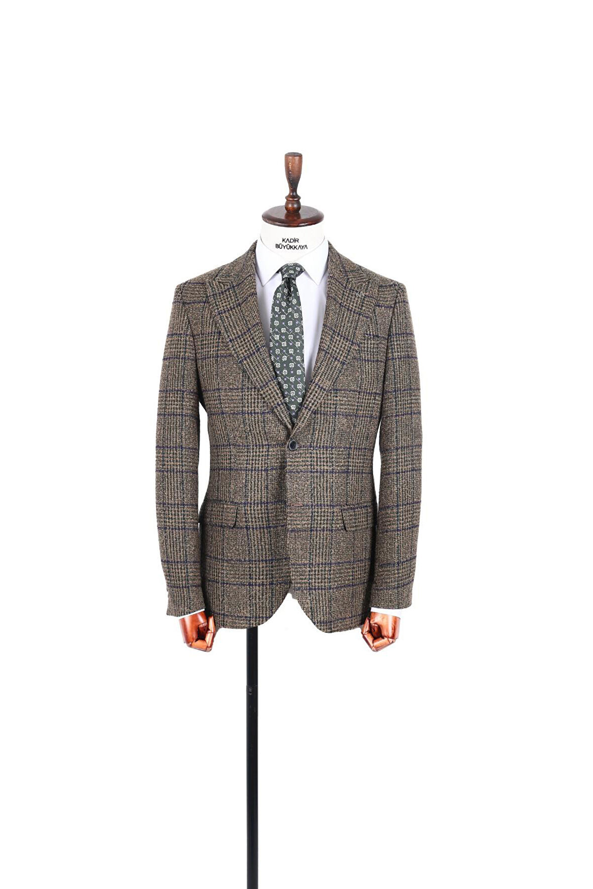 Modern Slim Fit Dar Kesim Yün Erkek Ceket