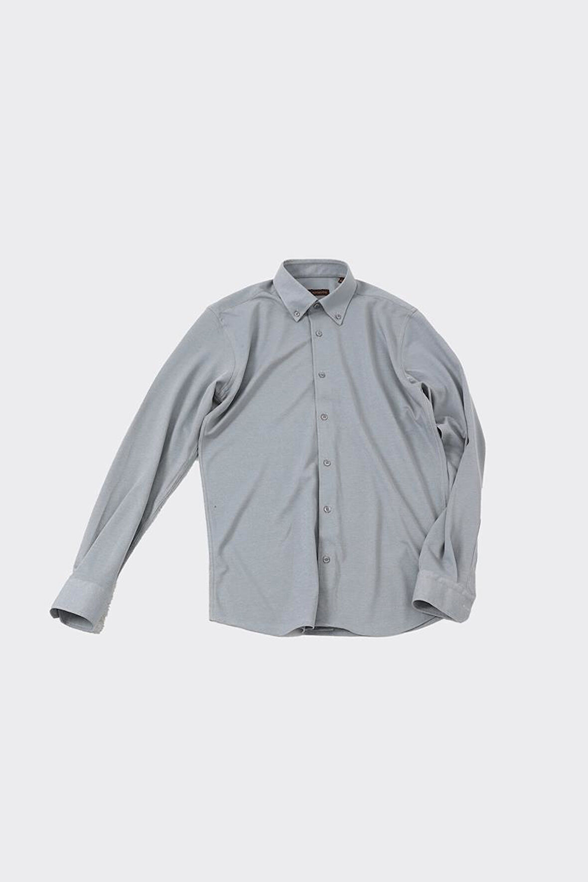 Modern Çizgili Tasarım Slim Fit Pamuklu Erkek Gömlek