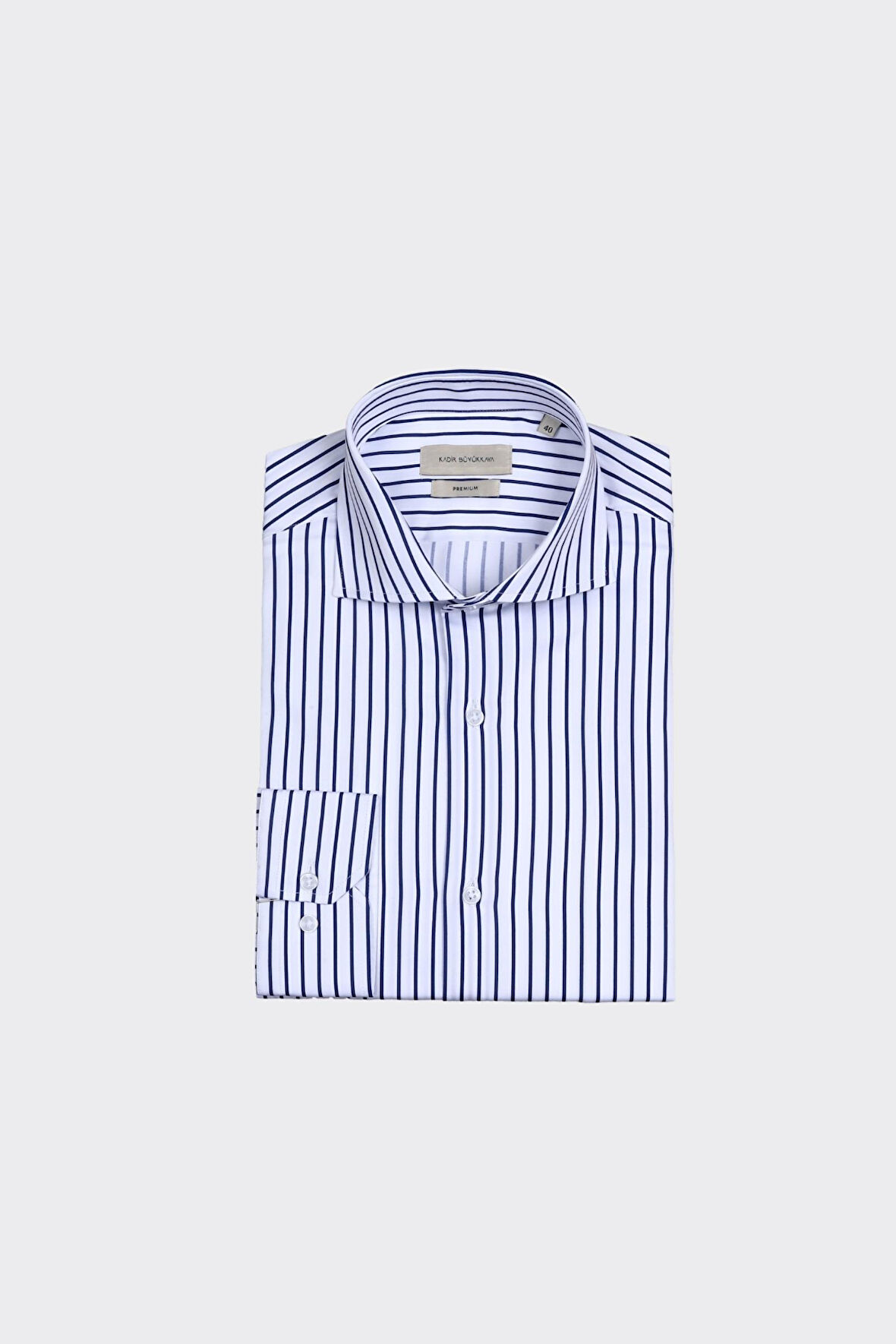 İtalyan Yaka Erkek Gömlek-KAX4062S