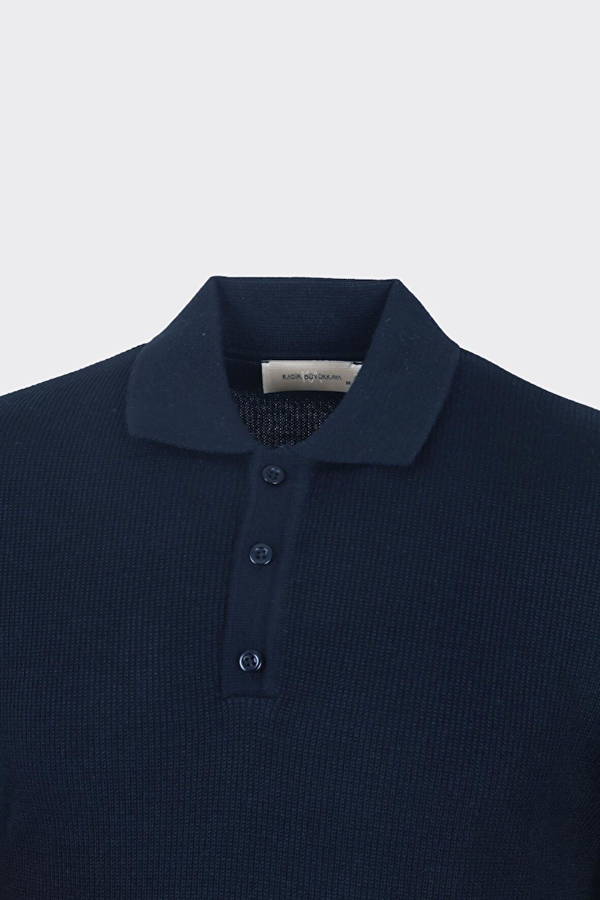 Erkek Düğmeli Polo Yaka Triko-KAX6706W