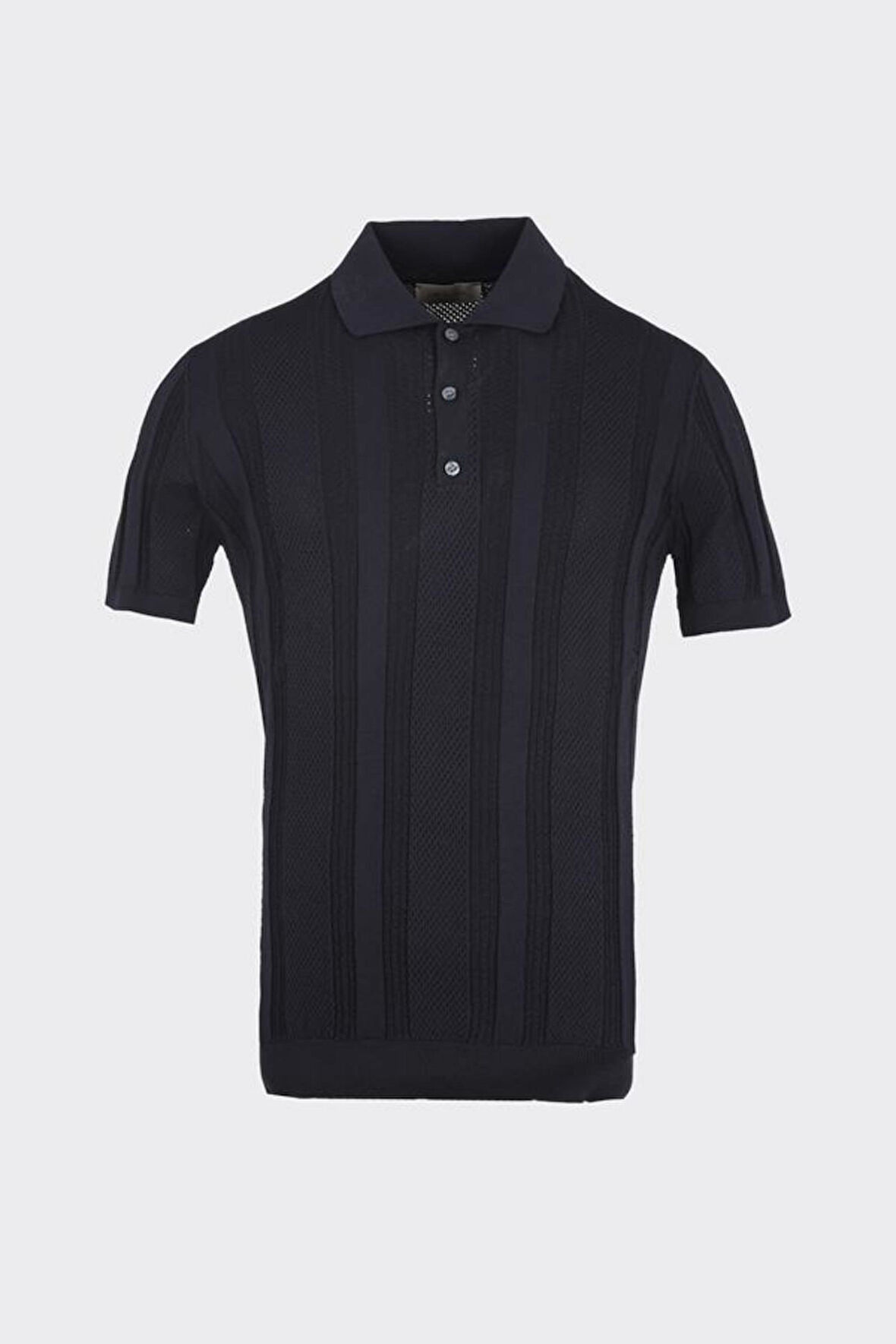 Düğmeli Polo Yaka Kısa Kol Erkek T-Shirt