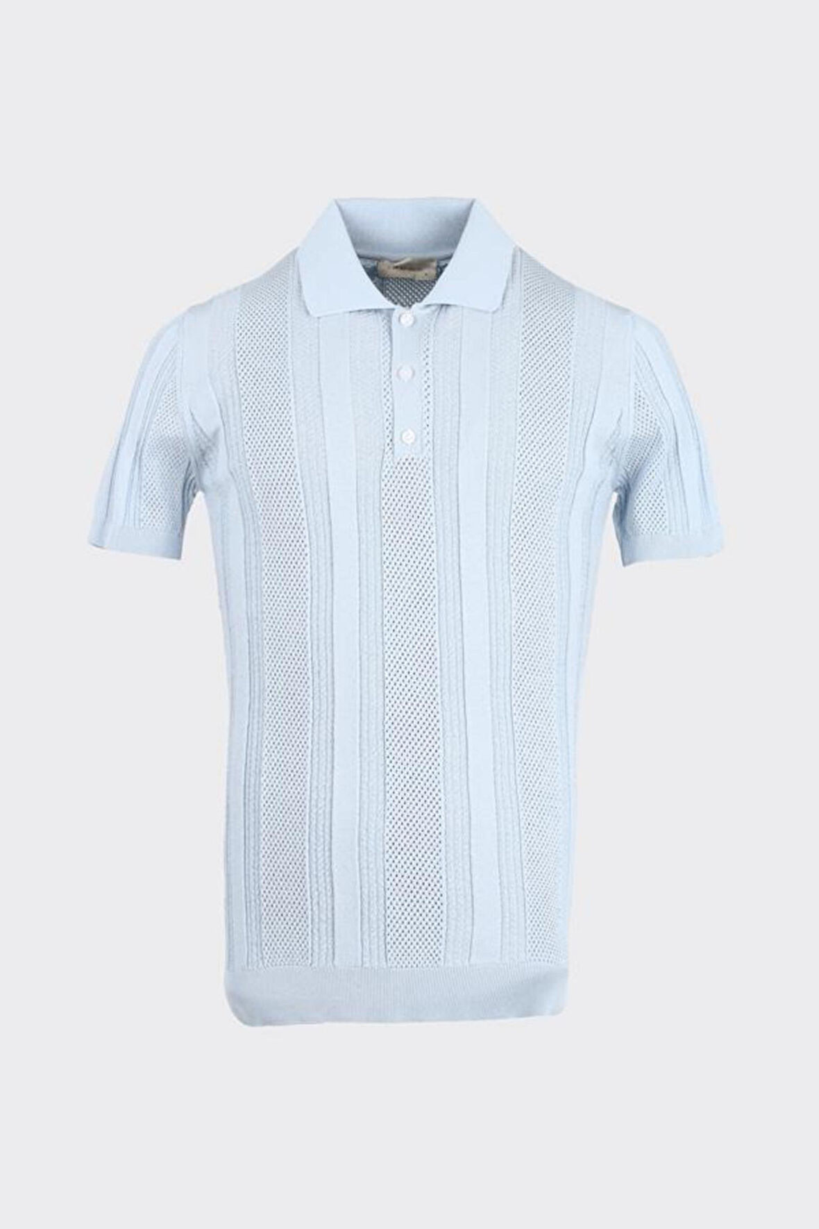 Düğmeli Polo Yaka Kısa Kol Erkek T-Shirt