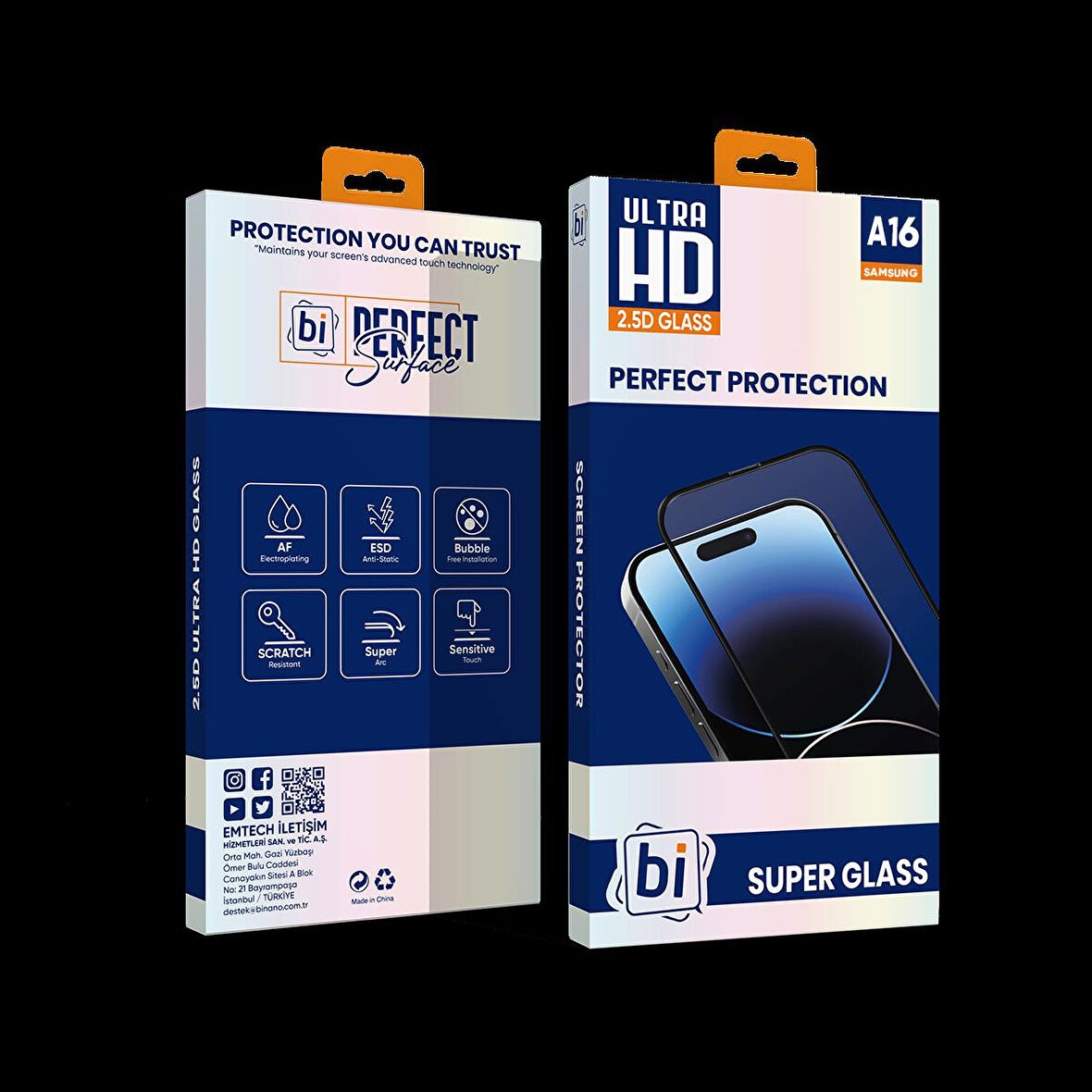 Bİ 2,5D SUPER GLASS SAMSUNG GALAXY A16 EKRAN KORUY