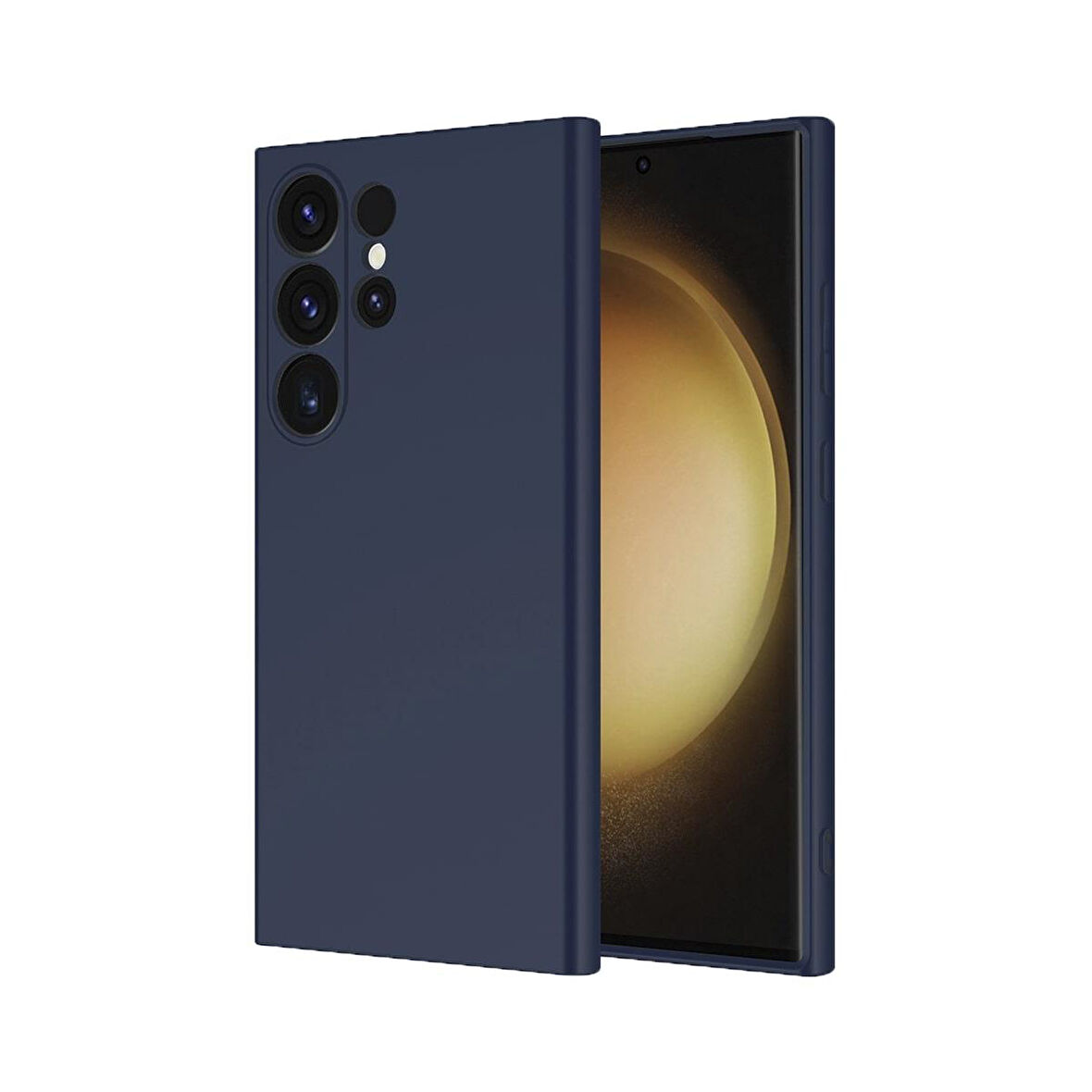 BİKAPAK ECO SENSE SAMSUNG S25 ULTRA KOYU MAVİ KAPA