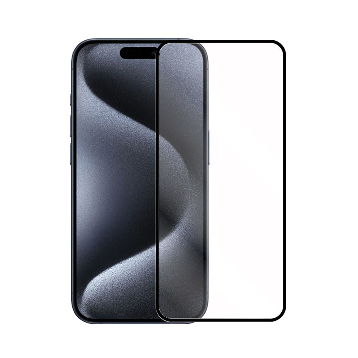 Bİ 2,5D SUPER GLASS IPHONE 15 PRO EKRAN KORUYUCU