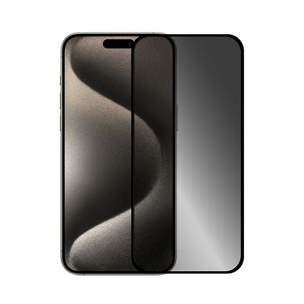 Bİ 2,5D PRIVACY SUPER GLASS IPHONE 15 PRO MAX EKRA