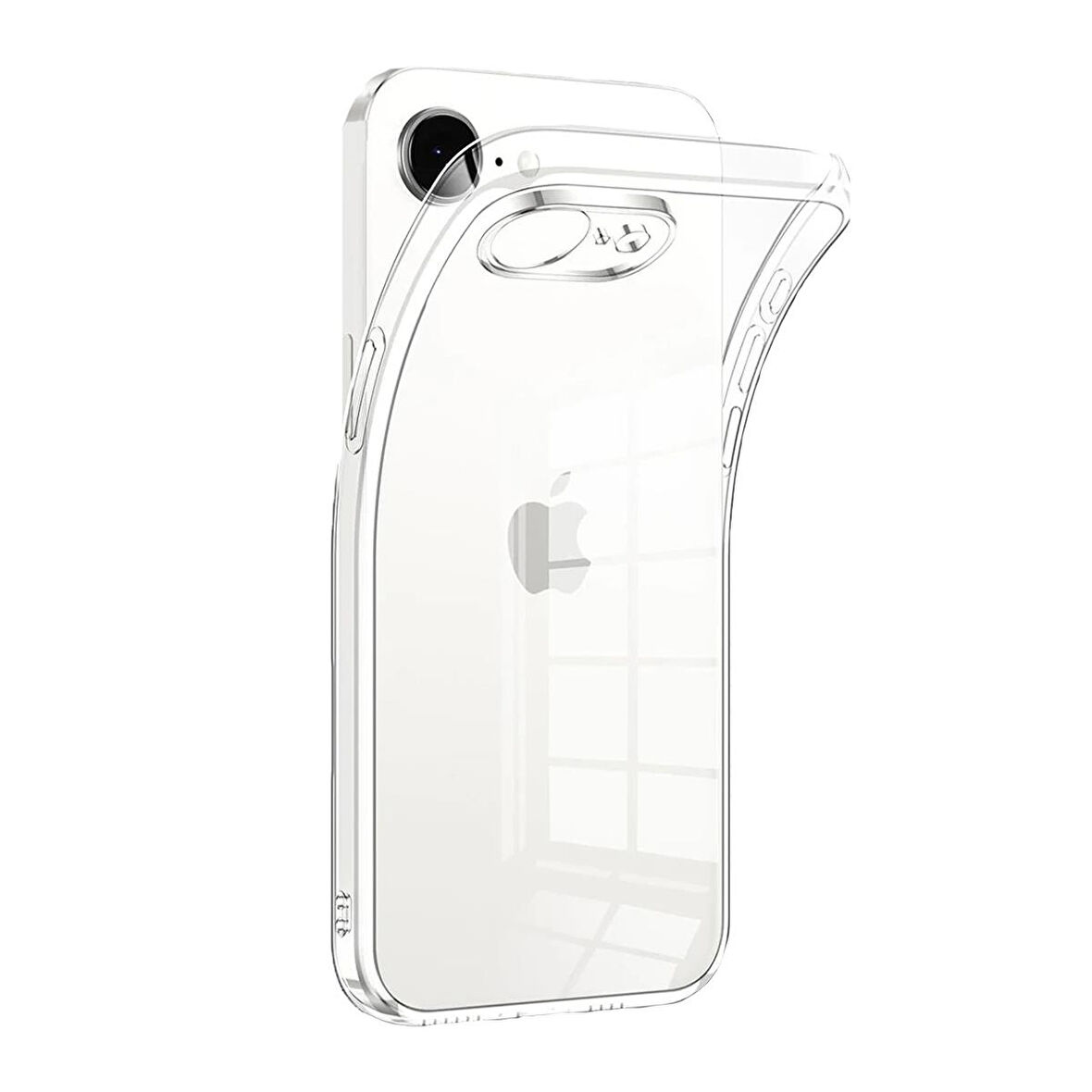 BİKAPAK ECO SİLİKON IPHONE 16E ŞEFFAF KAPAK