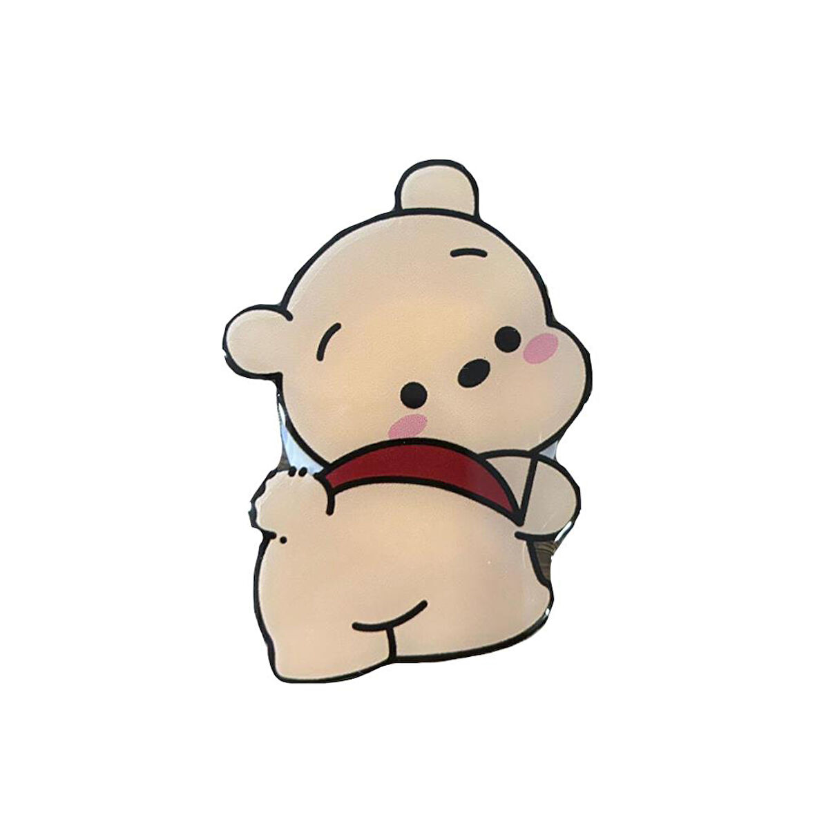 E2M POP SOCKET TELEFON TUTUCU AYICIK KAHVERENGİ