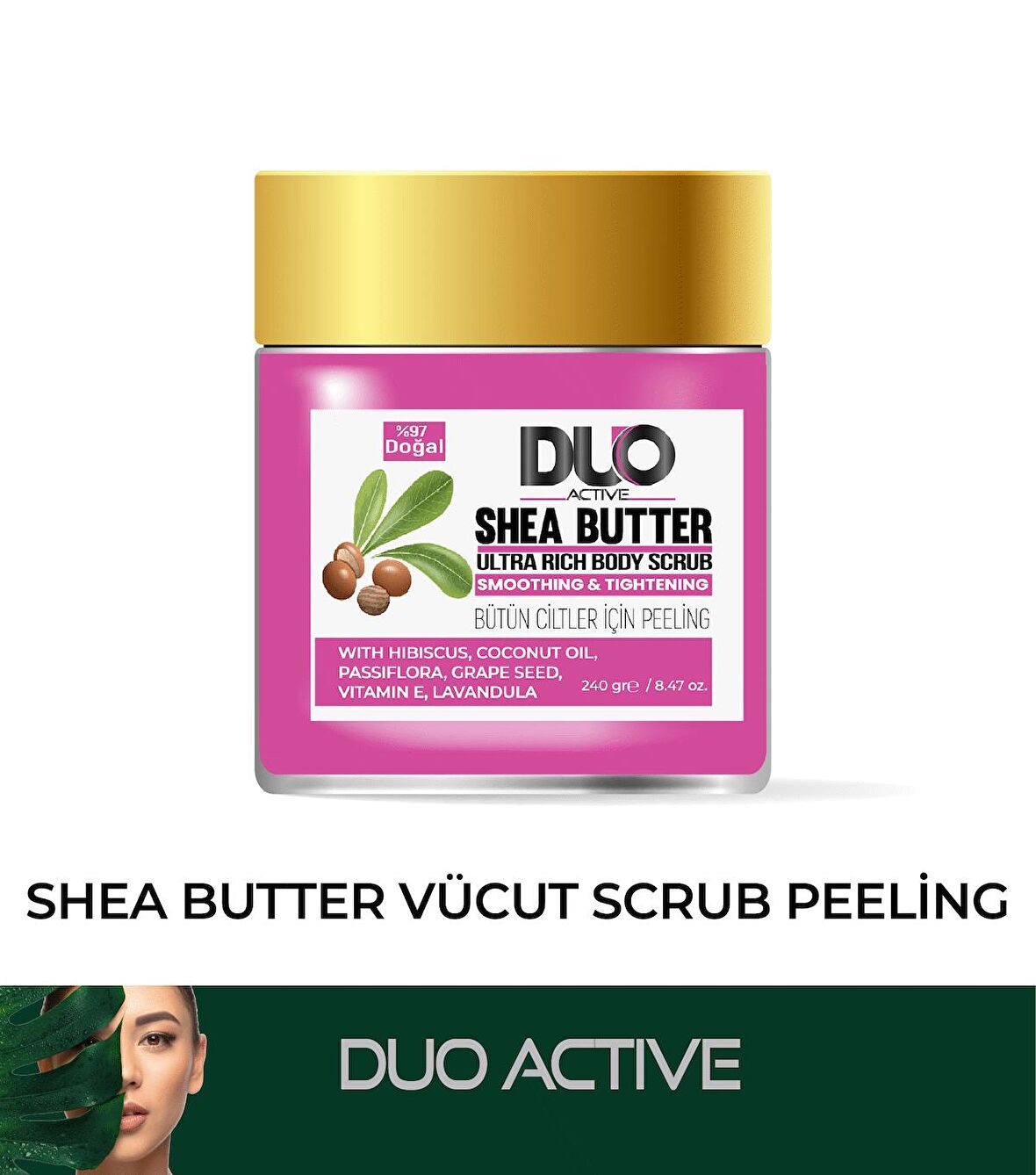 Shea Butter Ultra Rich Body Scrub Vücut Peeling