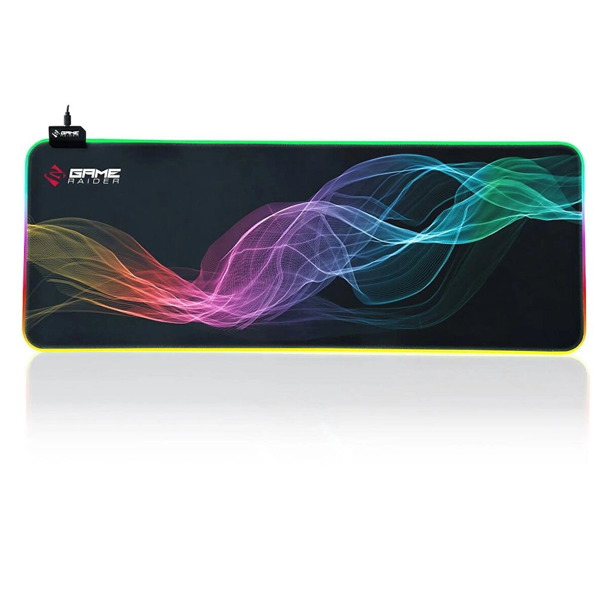 GameRaider GEN XXL RGB Kaydırmaz Kauçuk Taban 90×40cm Mikrofiber Mouse Pad