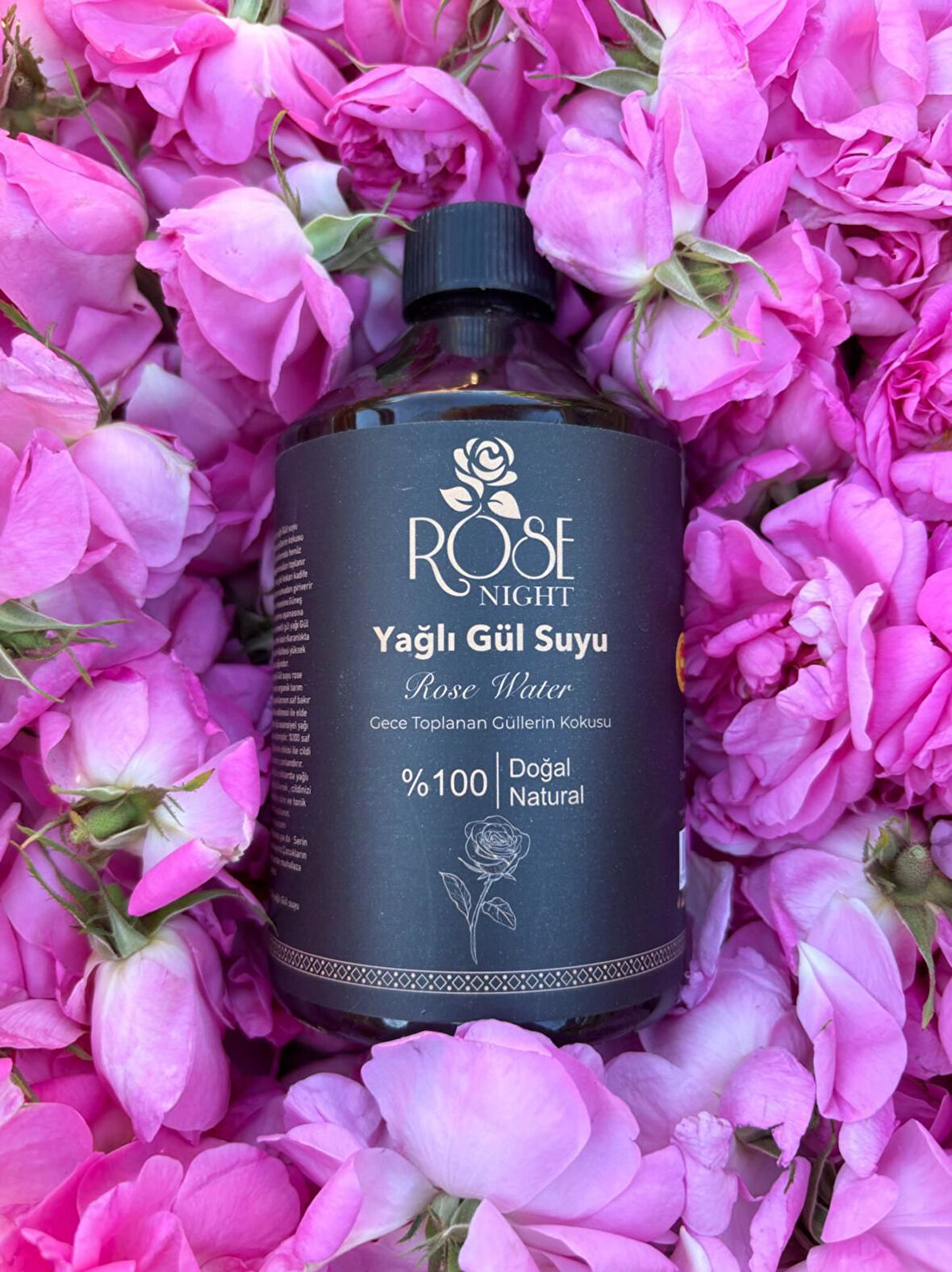 Doğal Yağlı Gül Suyu-500 ml