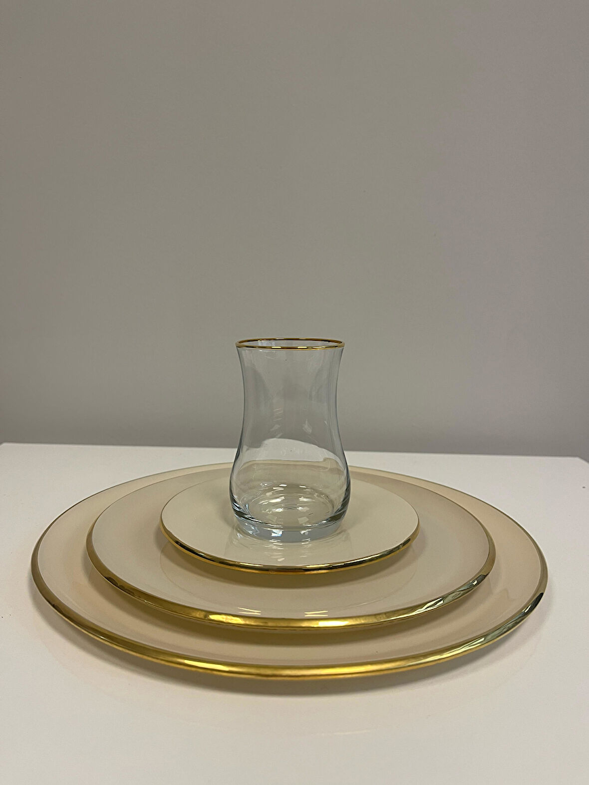 Glore 28 Parça Solid Krem Çay Seti 84200