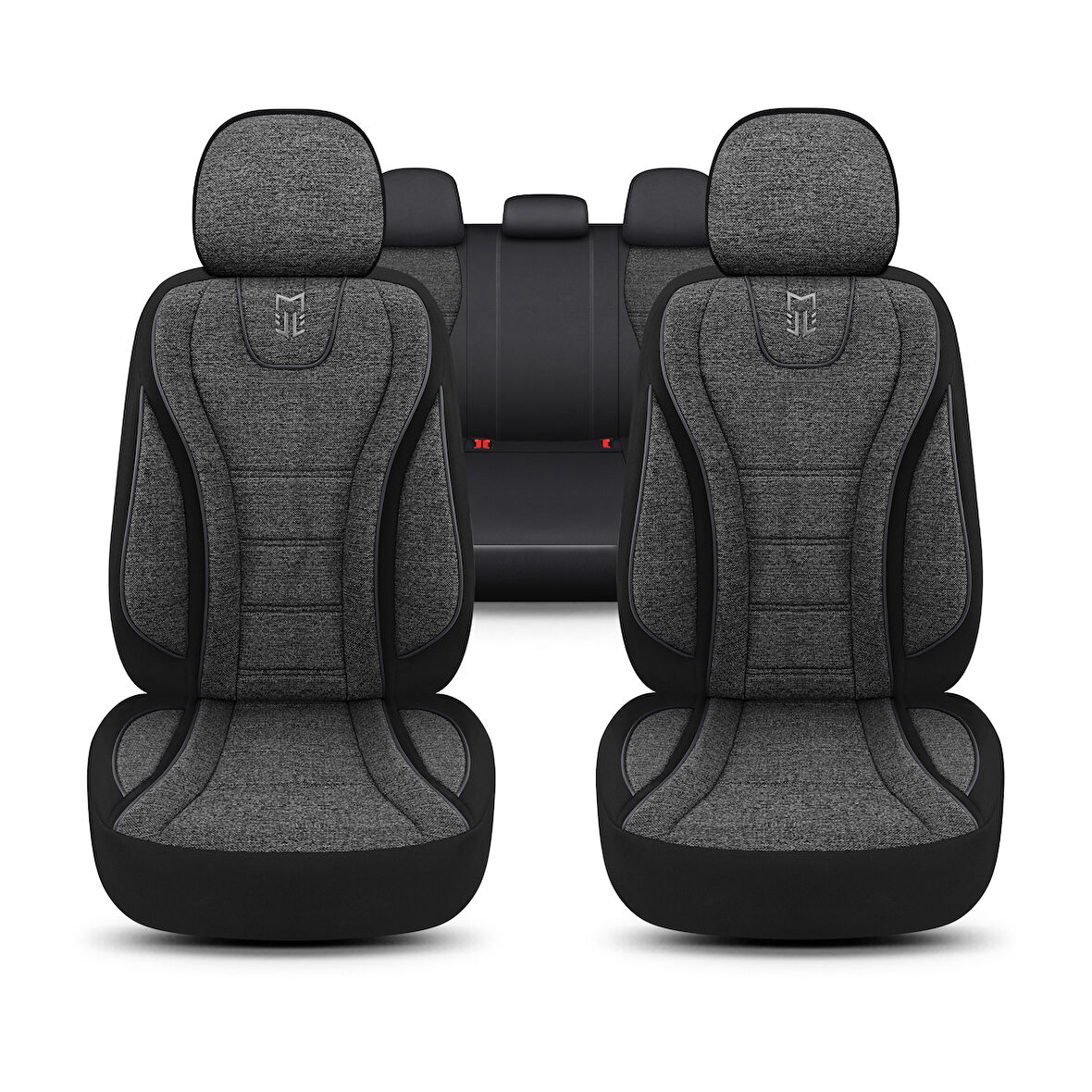 City Serisi SEAT Ibiza 2002-2008 ile Uyumlu Koltuk Kılıfı, Siyah