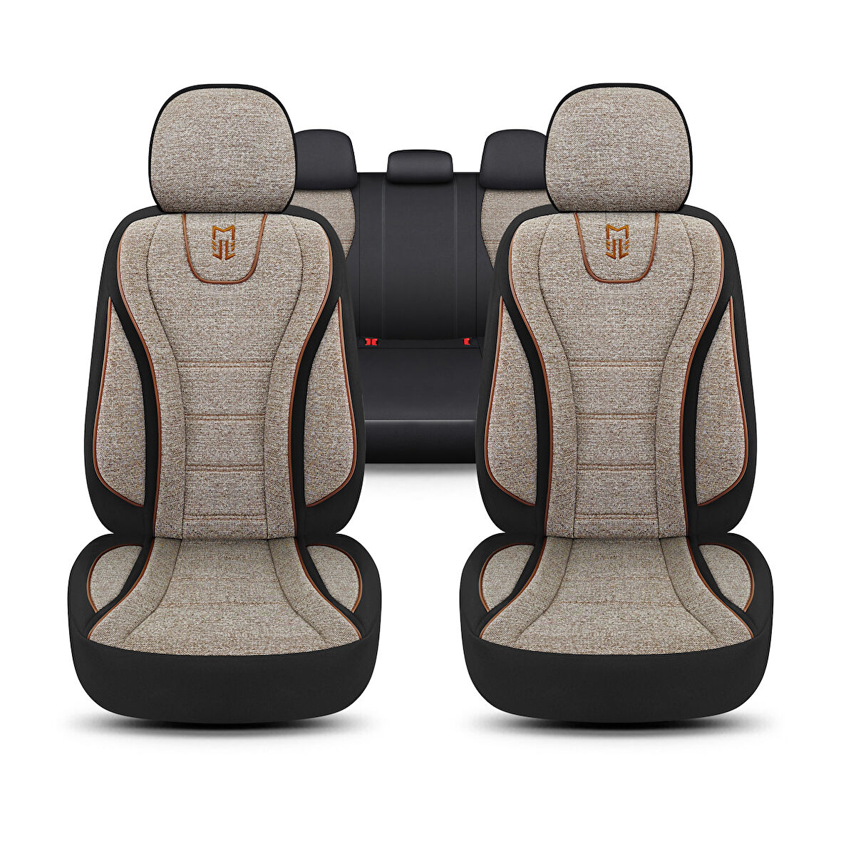 City Serisi NISSAN X-Trail 2001-2007 ile Uyumlu Koltuk Kılıfı, Kahverengi