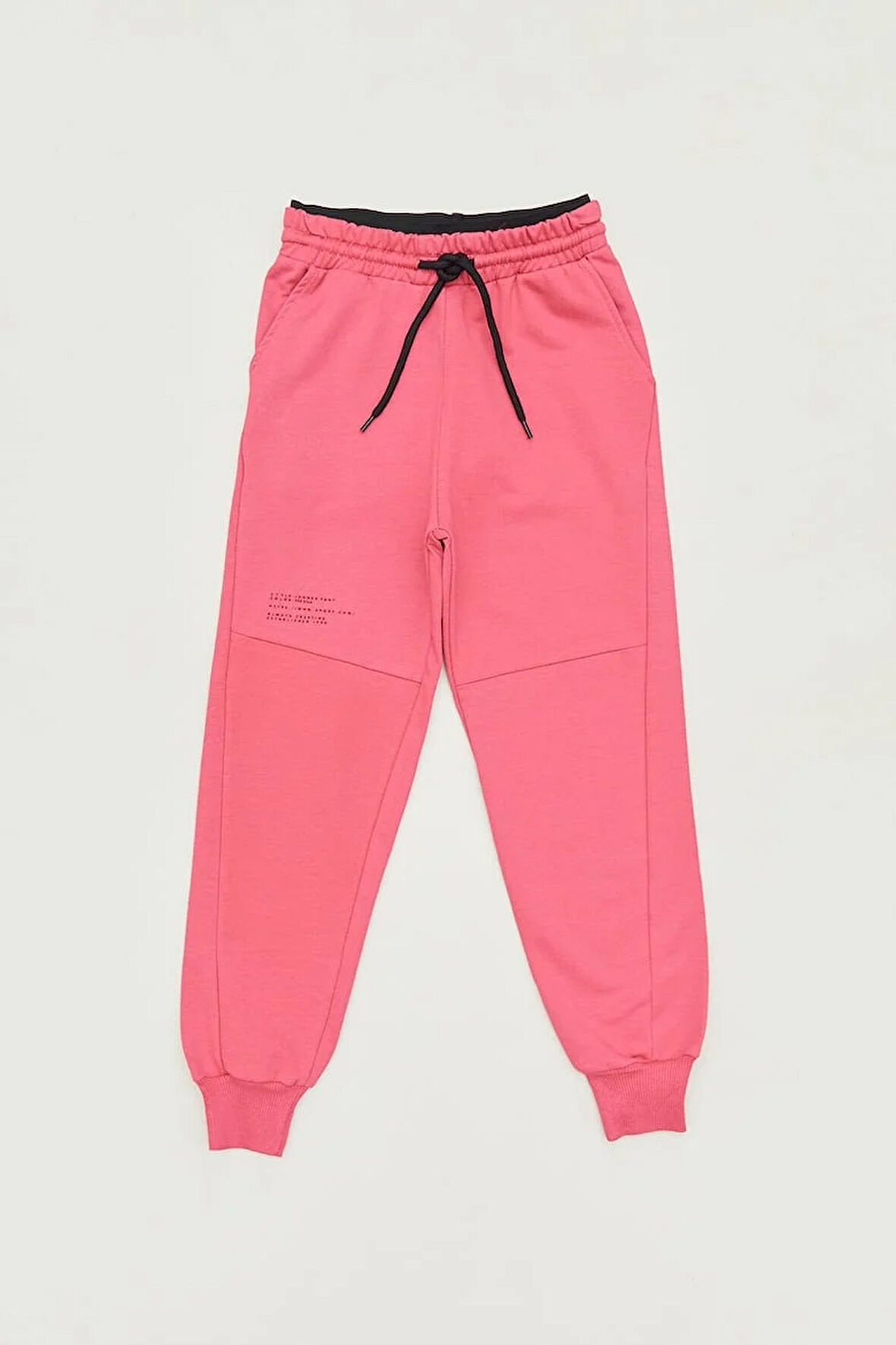 Baskılı Beli Bağcıklı Kız Çocuk Eşofman Altı