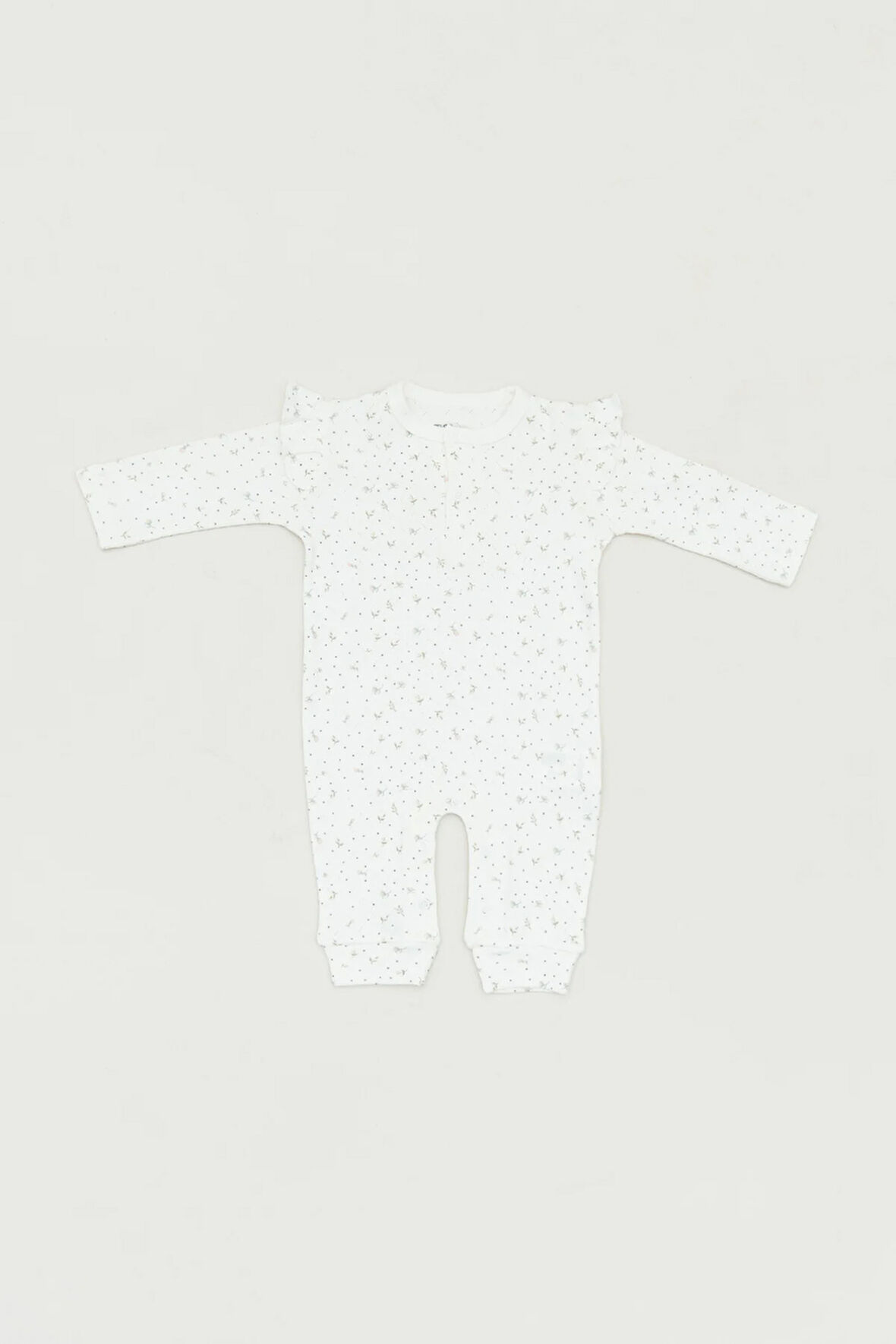 Baskılı Bisiklet Yaka Kız Çocuk Tulum