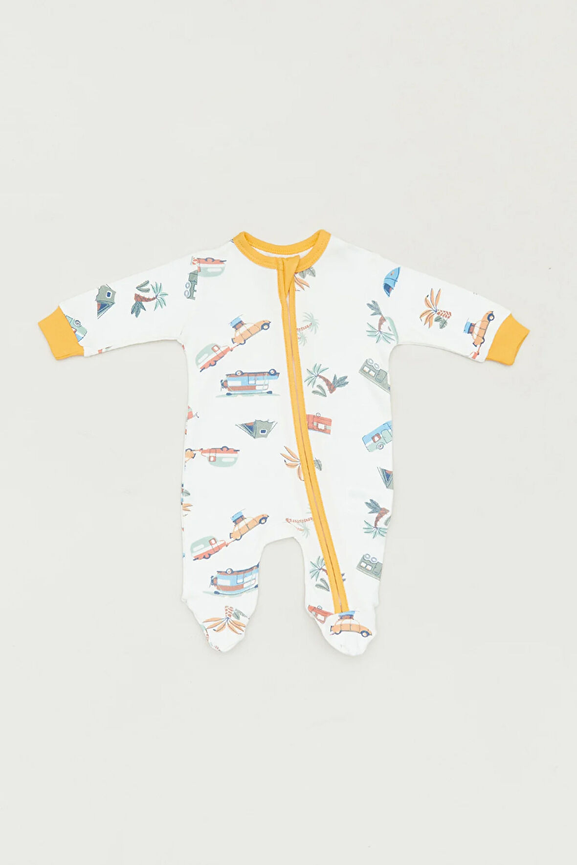 Baskılı Bisiklet Yaka Erkek Çocuk Tulum