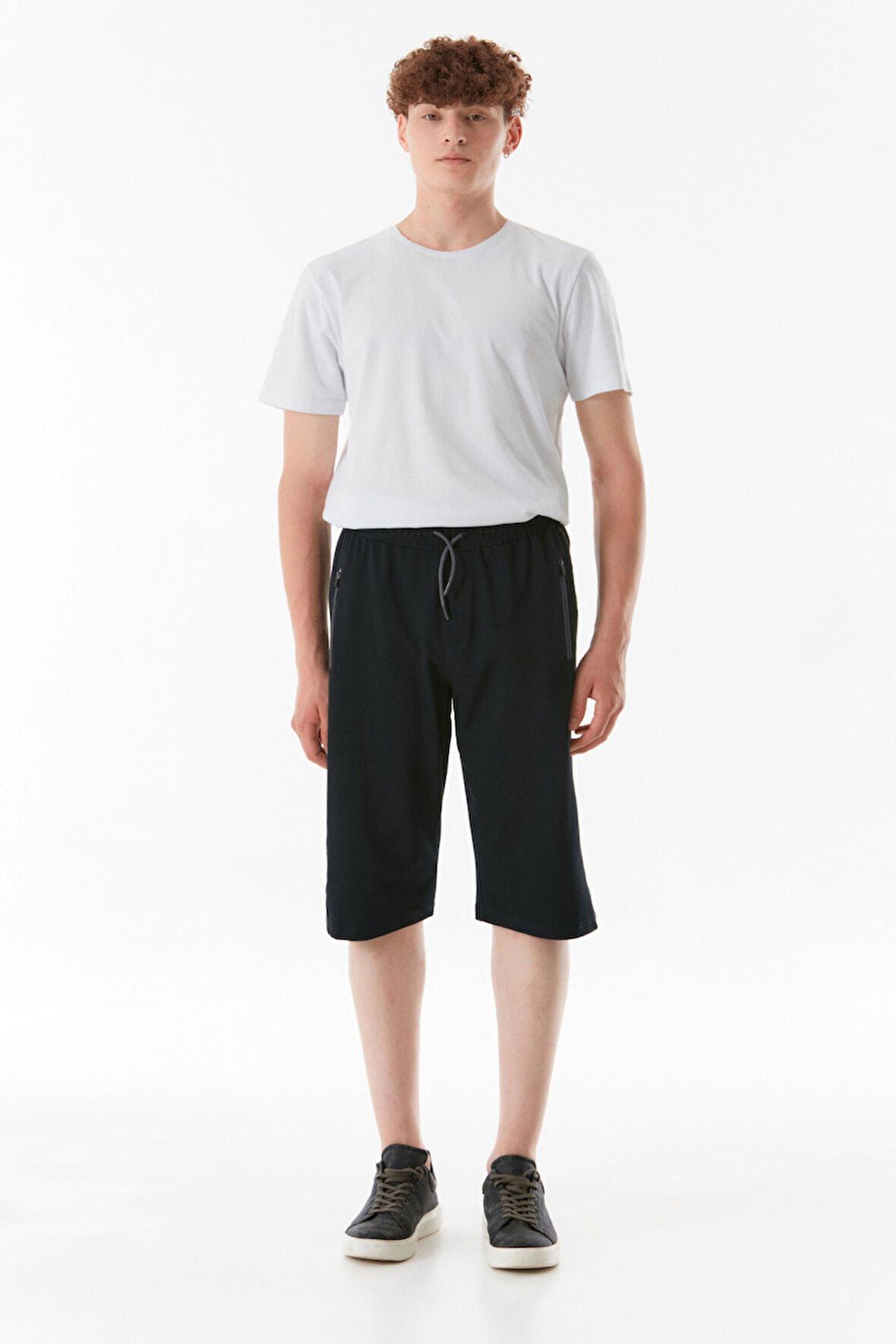 Basic Cepli Beli Lastikli Şort