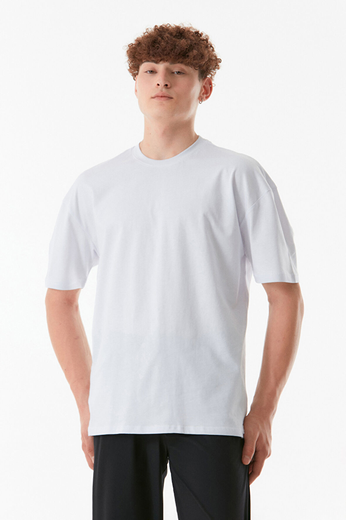 Basic Bisiklet Yaka Tişört