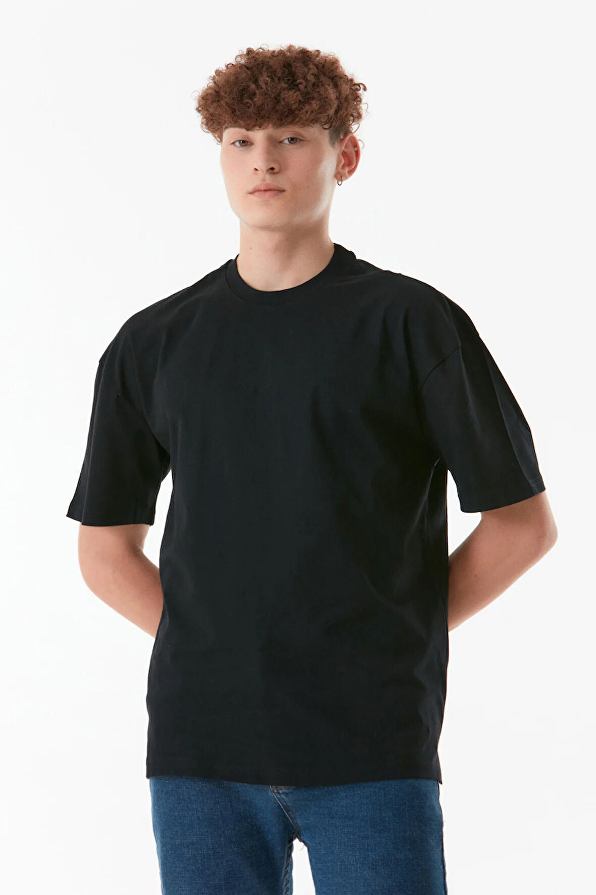 Basic Bisiklet Yaka Tişört