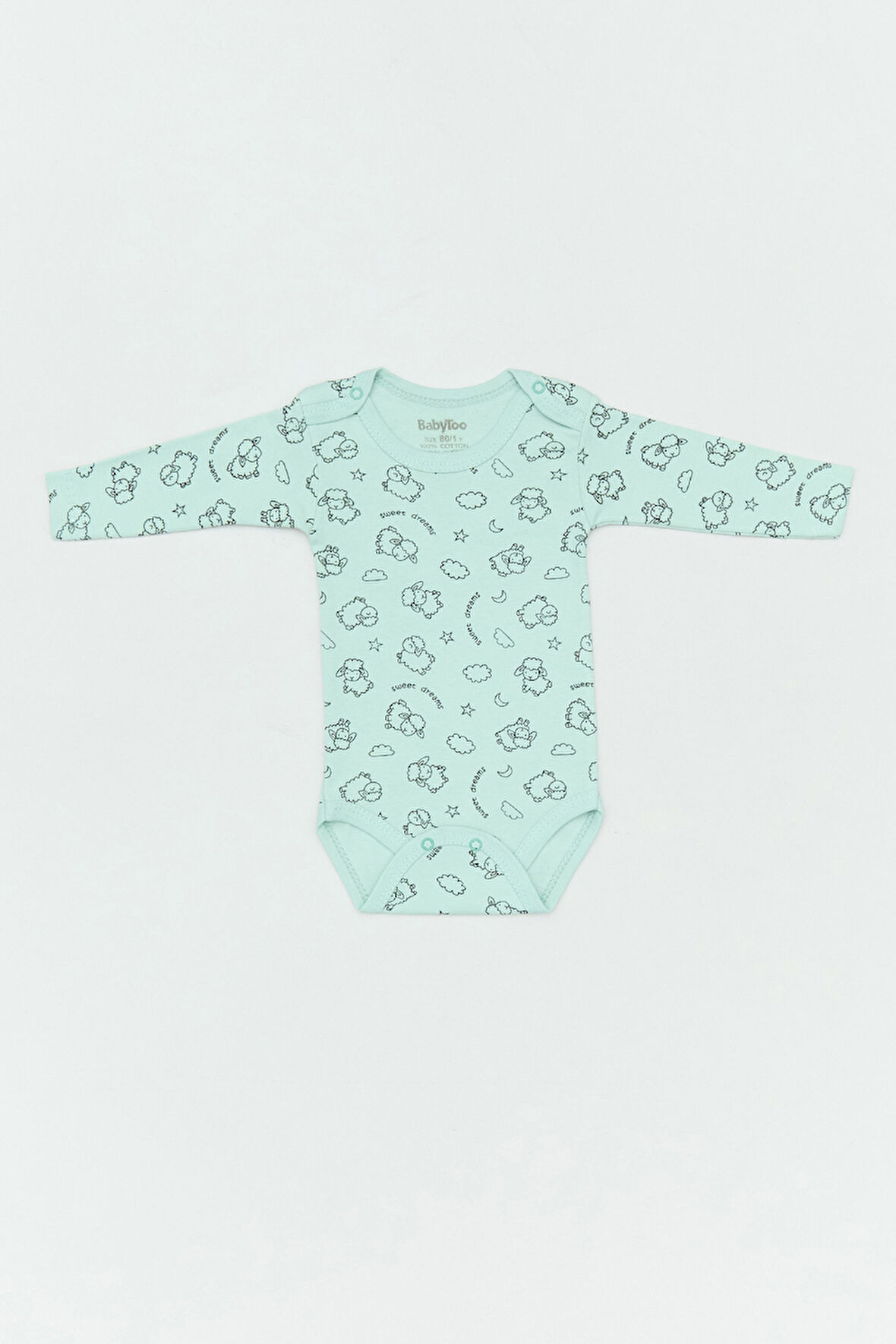 Panda Baskılı Unisex Çocuk Zıbın