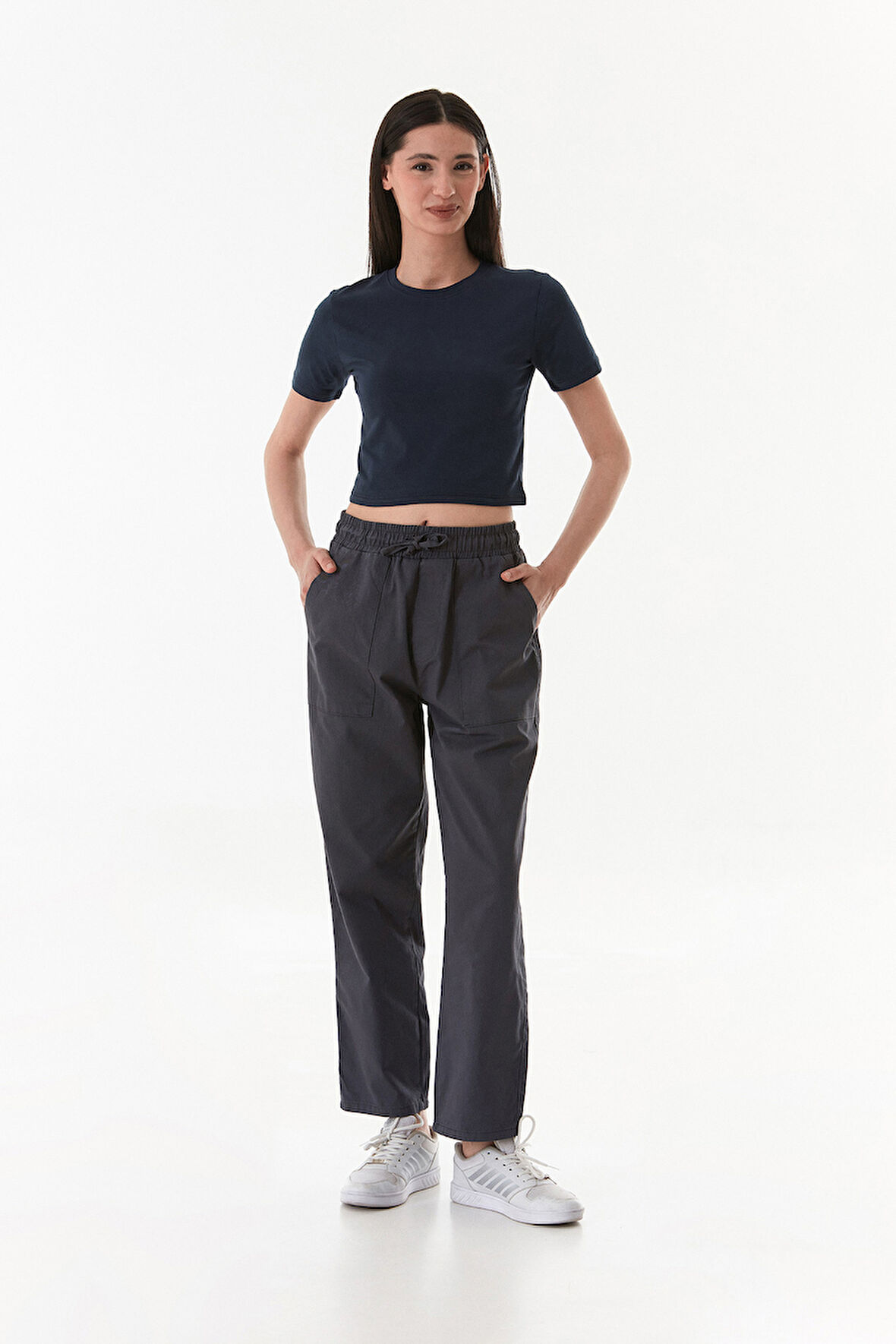 Beli Lastikli Gabardin Pantolon