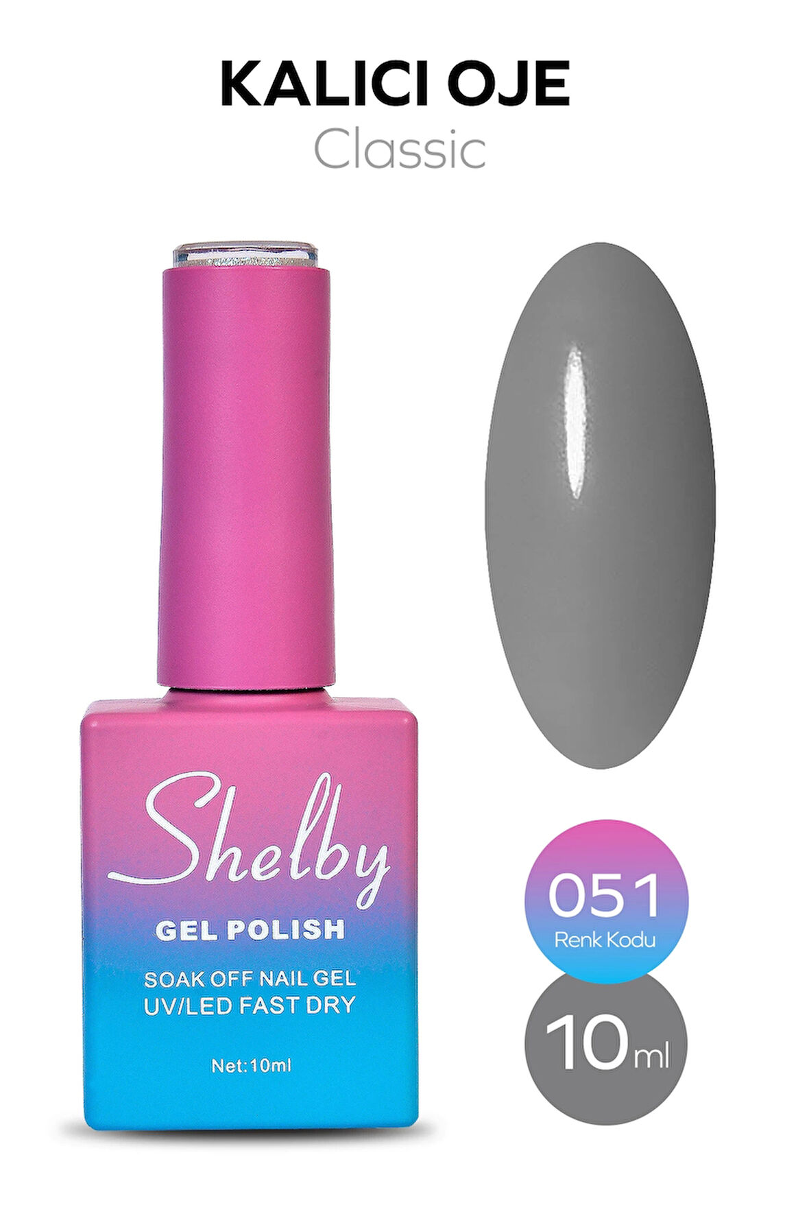 SHELBY 10 ML. A051 KLASIK KALICI OJE
