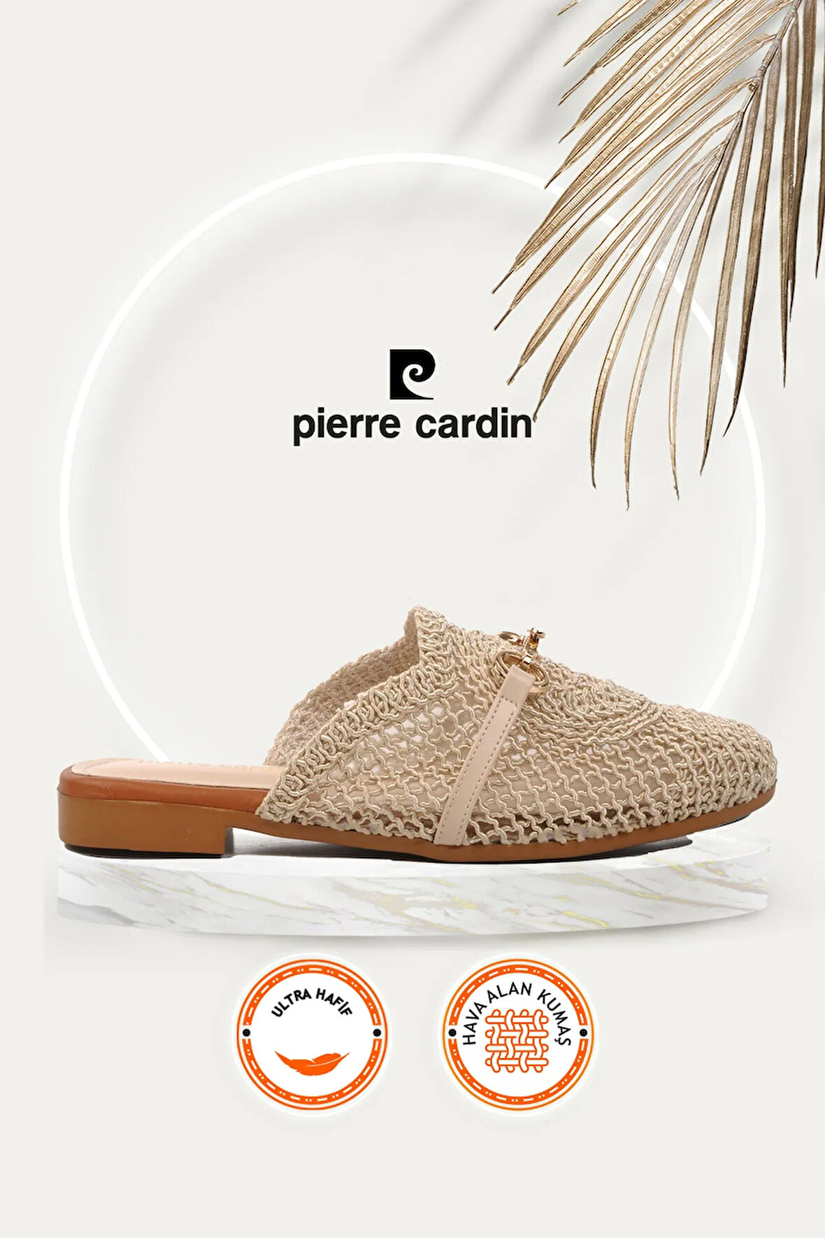 PİERRE CARDİN PC-53128 KADIN ÖRGÜLÜ TERLİK VİZON