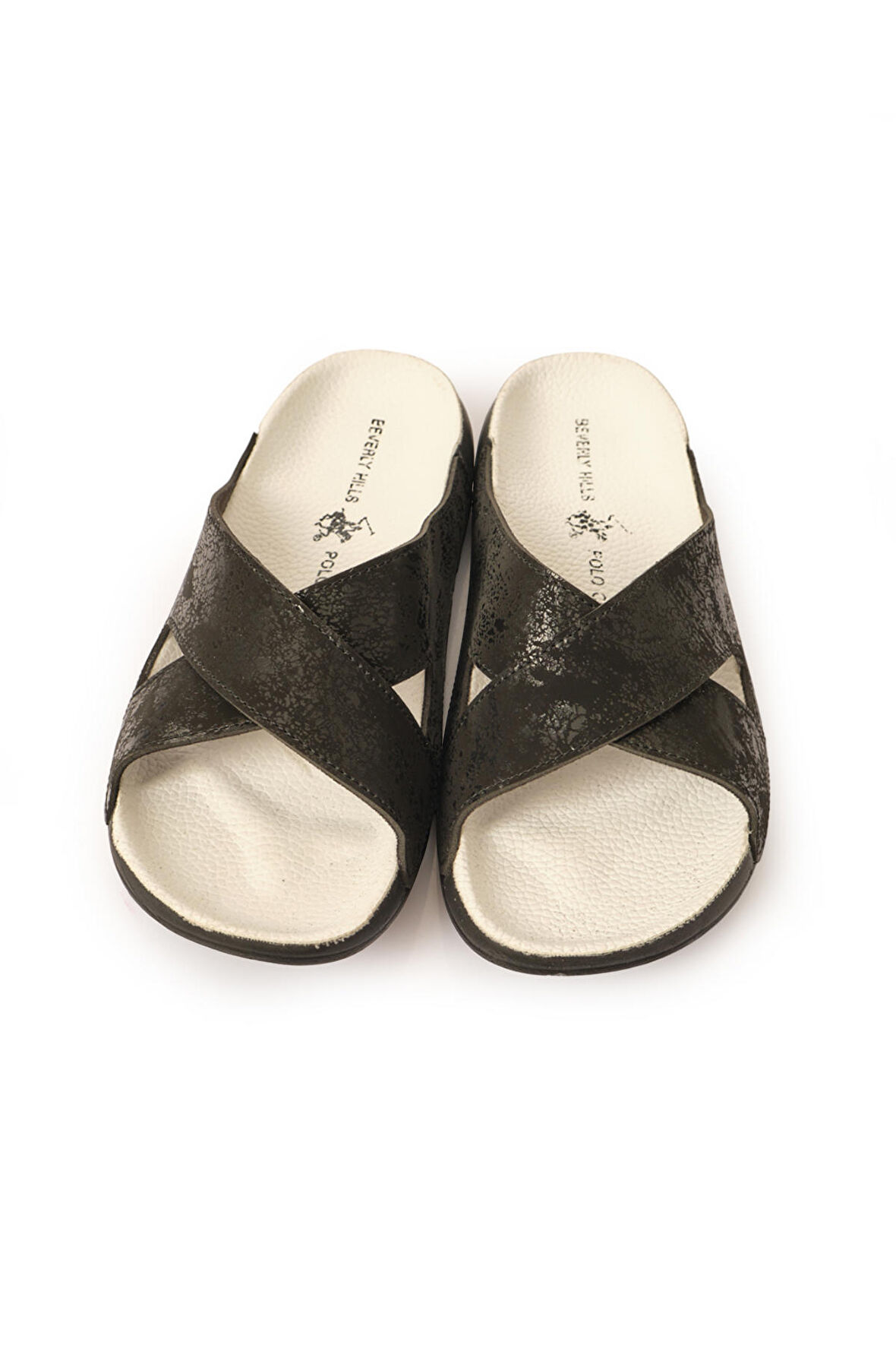 Polo Club Parlak Siyah Kadın Terlik PO-1133