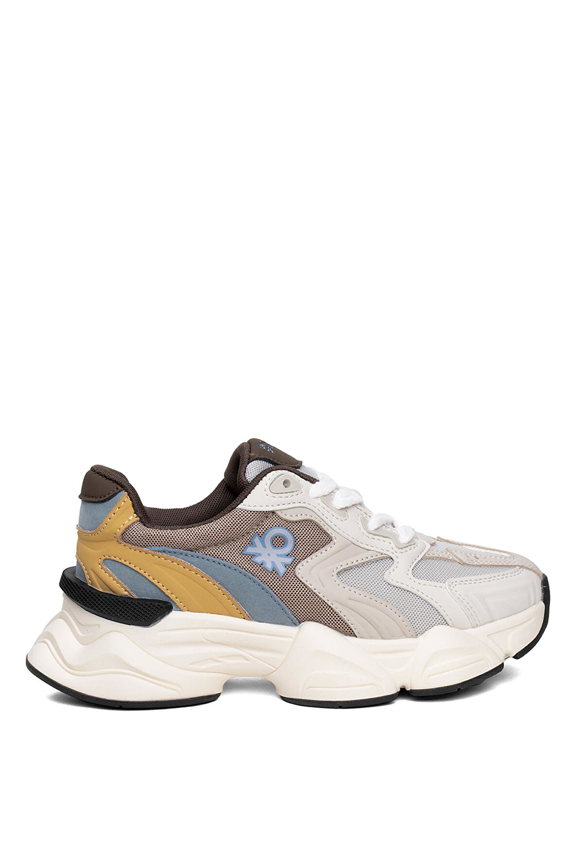 Benetton BNI-11121 Kadın Klasik Sneaker Bej