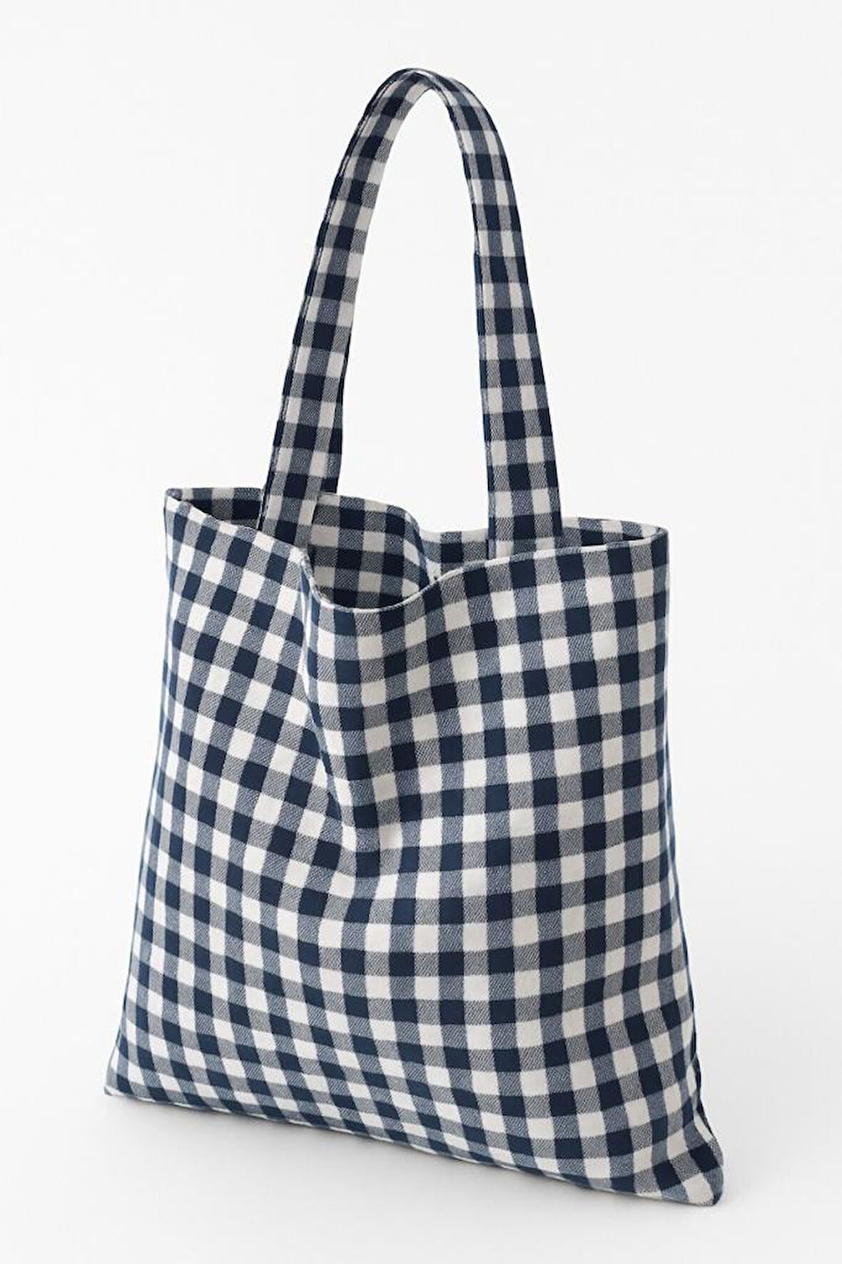 Kareli %100 Pamuk Çanta