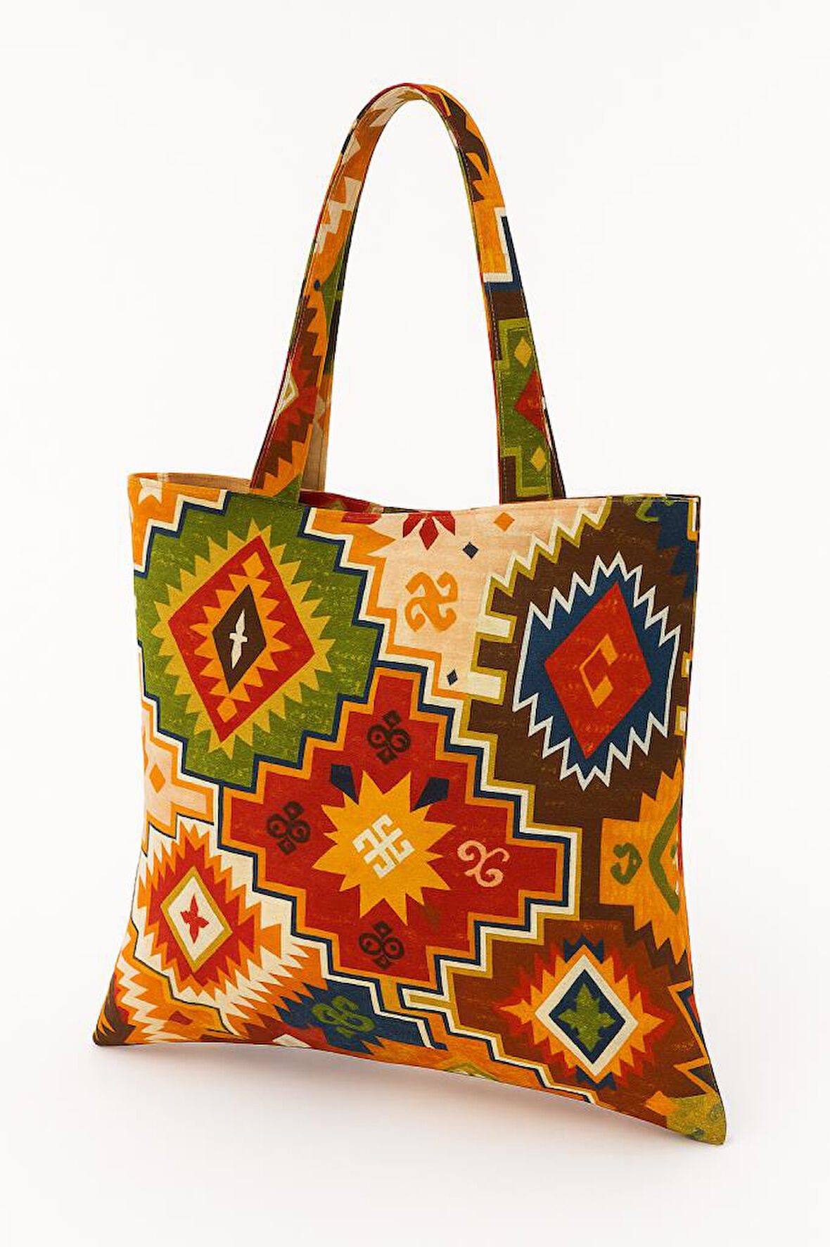 Sinada %100 Pamuk Karışık Desen Çanta