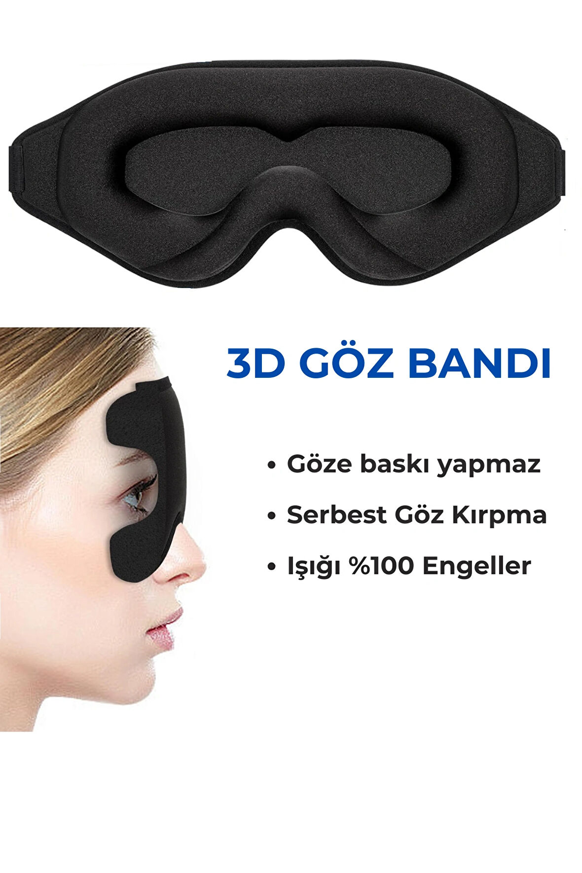 3d uyku göz bandı