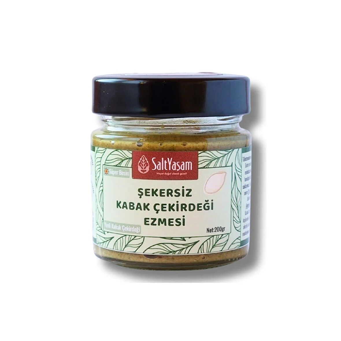 Salt Yaşam Şekersiz %100 Kabak Çekirdeği Ezmesi