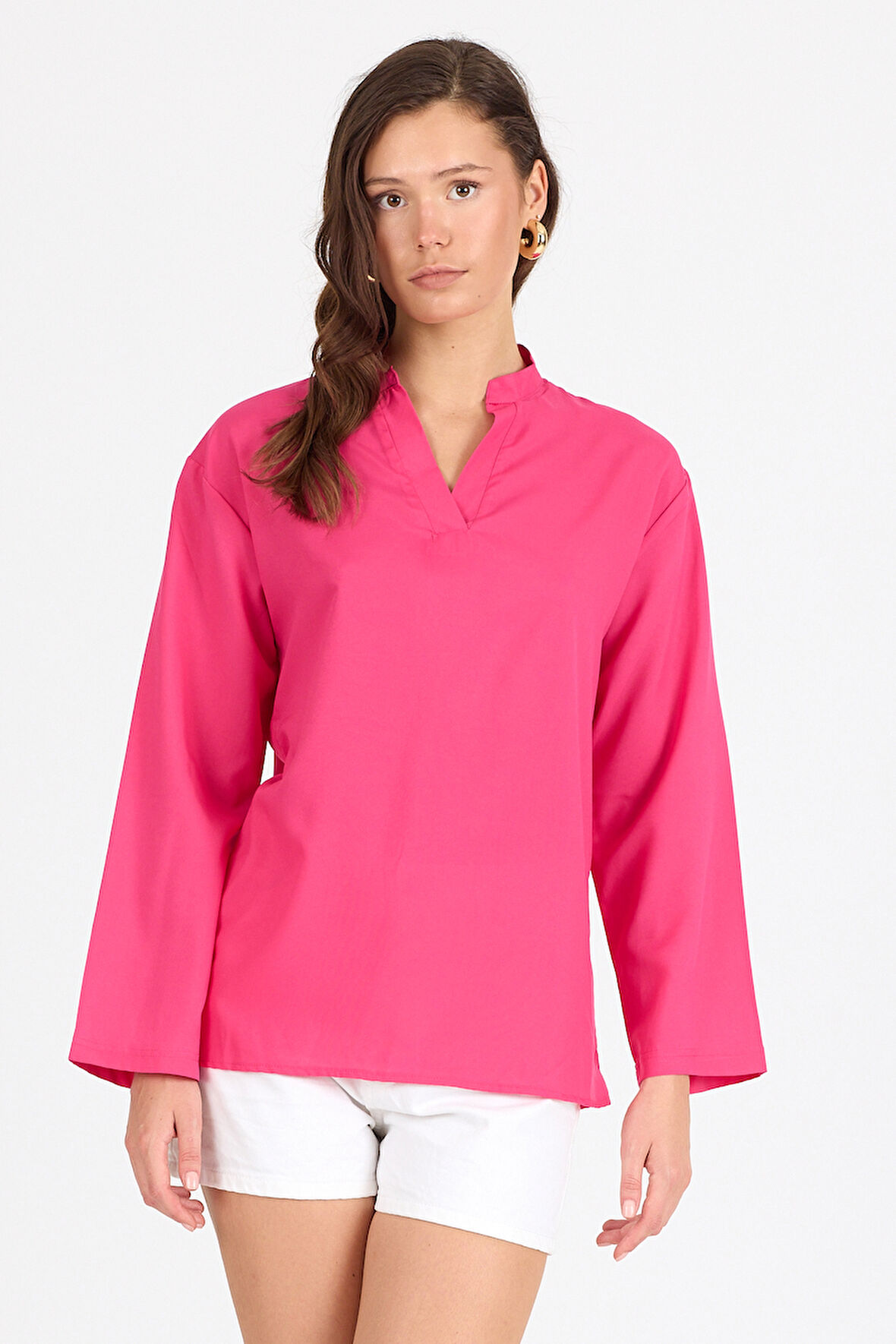 Kadın Dik Yaka Bluz 1978