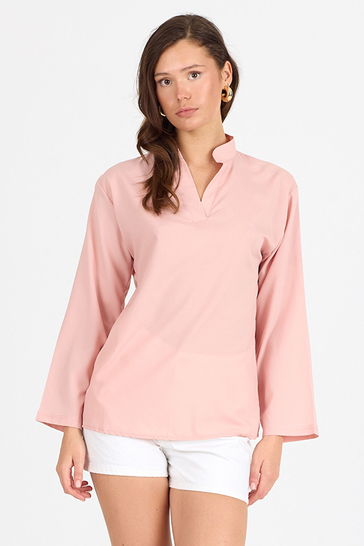 Kadın Dik Yaka Bluz 1978