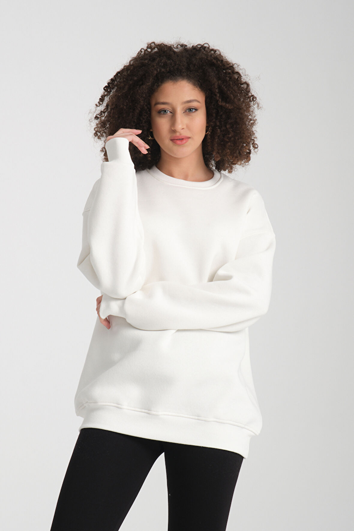 Uzun Kol 3 iplik Sweatshirt BK 1014