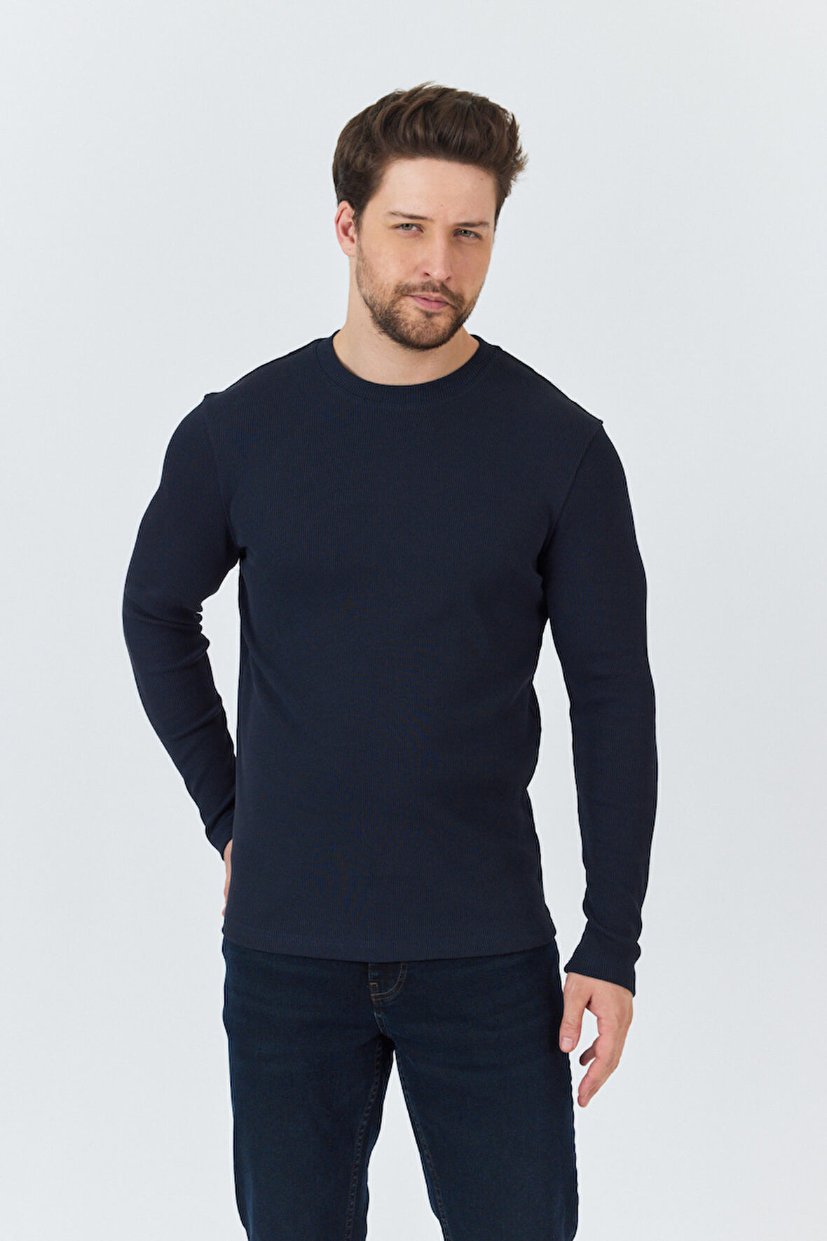 Erkek Uzun Kol Sweatshirt 1258
