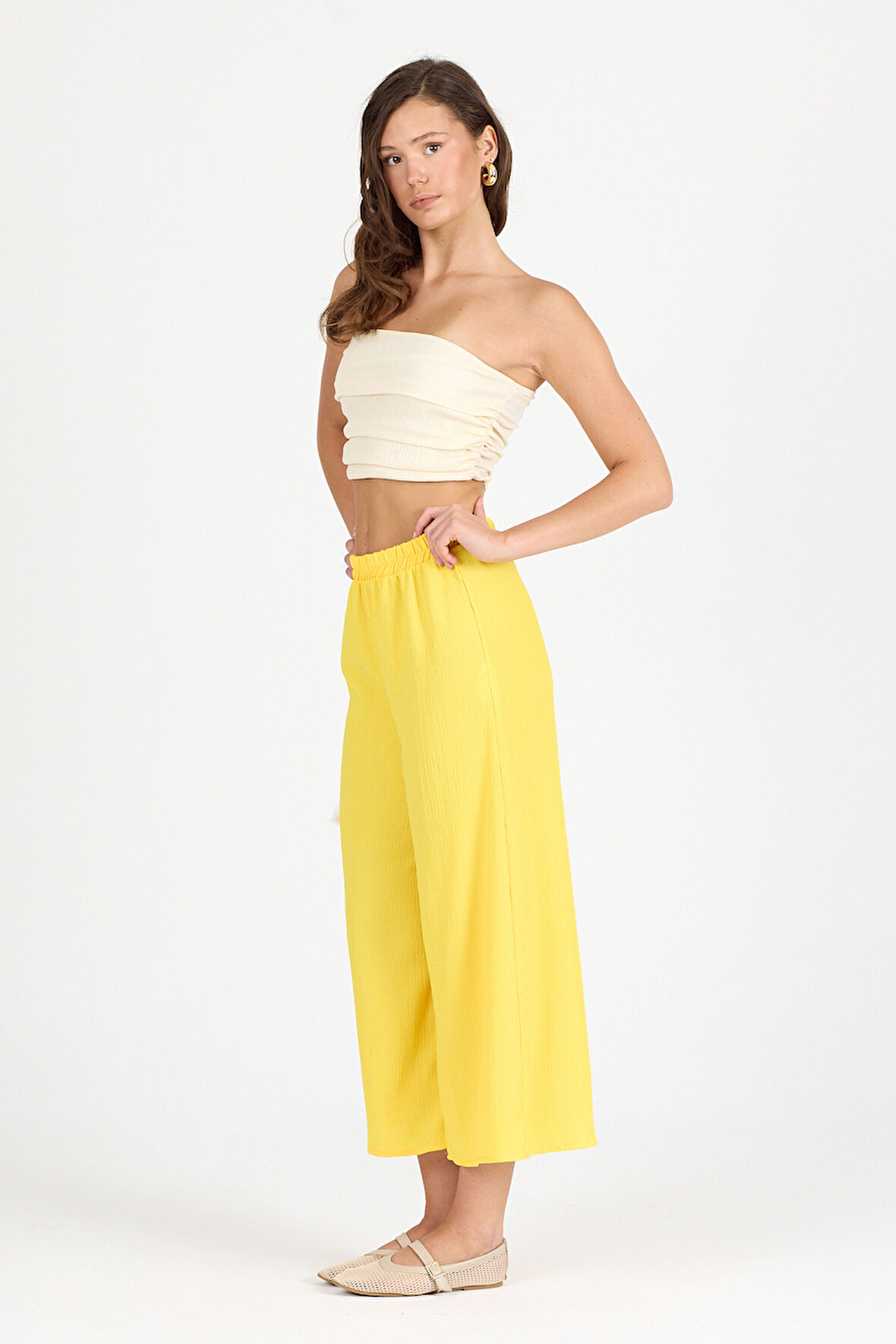 Rodi Kadın Yanı Nakışlı Örme Pantolon RD24YB110913