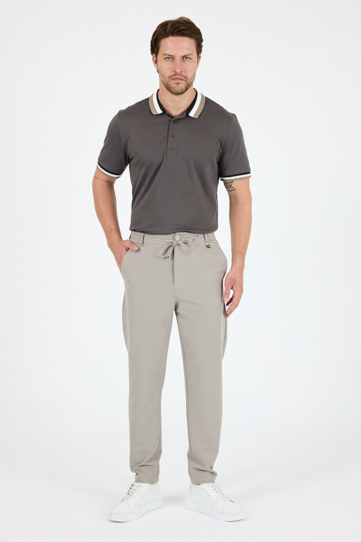 Spor ve Günlük Rahat Cool %92Polyester %8Elastan Esnek Kumaş Erkek Jogger Pantolon Eşofman Altı 3670