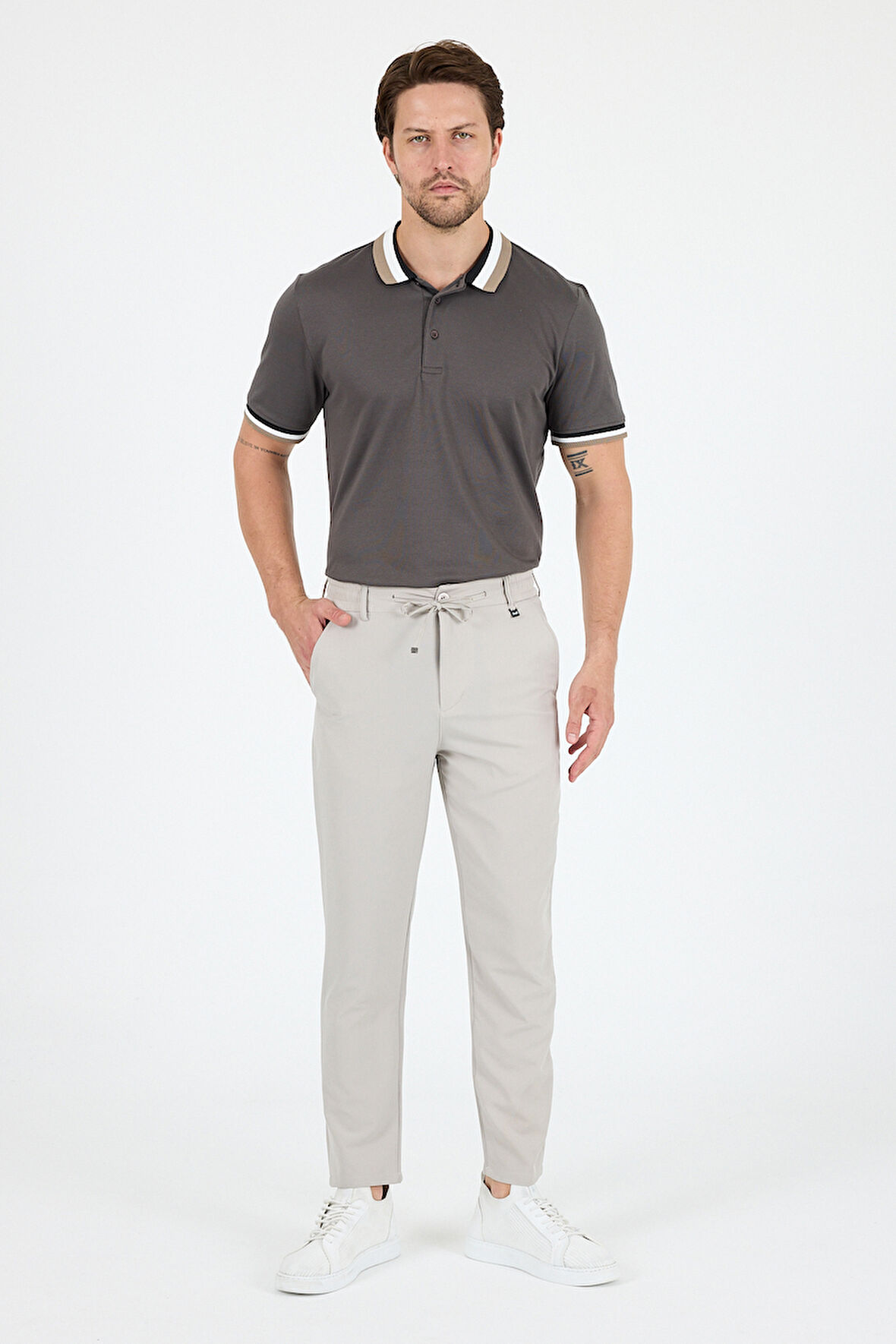 Spor ve Günlük Rahat Cool %92Polyester %8Elastan Esnek Kumaş Erkek Jogger Pantolon Eşofman Altı 3670