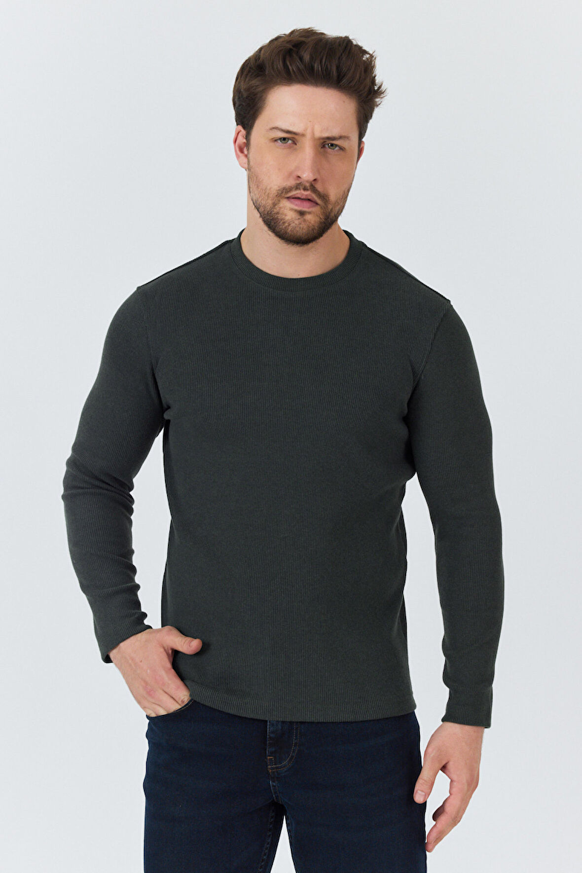 Erkek Uzun Kol Sweatshirt 1258