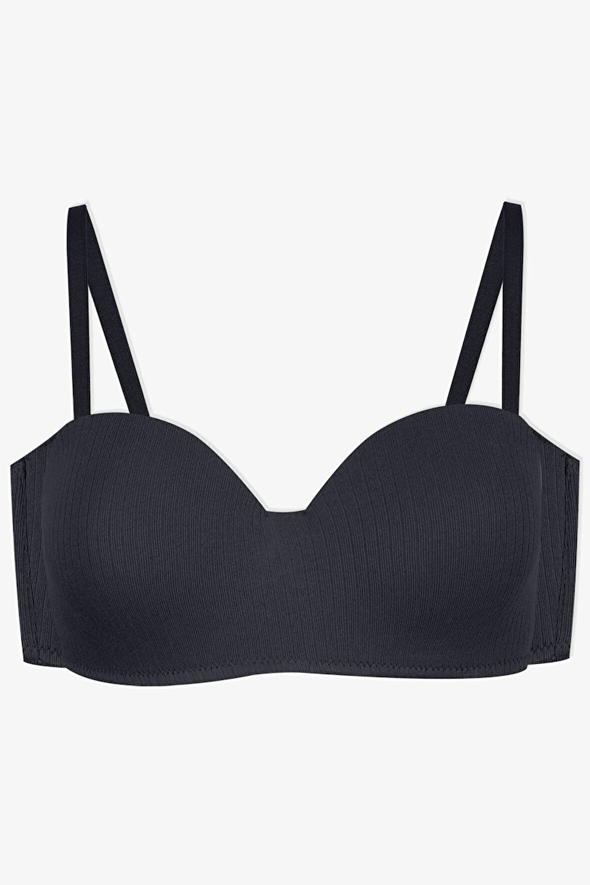 Kadın Dolgusuz Pamuklu Fitilli Straplez Sütyen