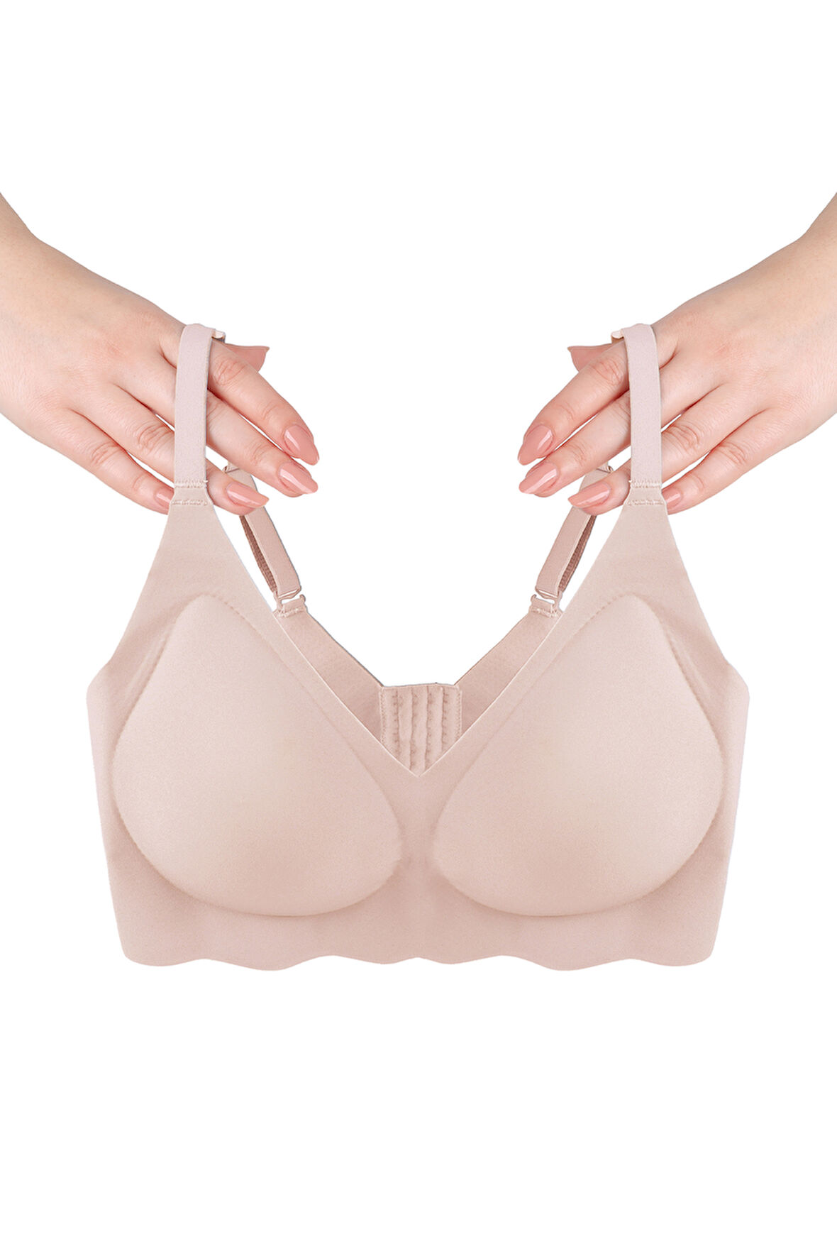 Balensiz Lazer Dikişsiz Görünmez Çıkarılabilir Pedli Sütyen