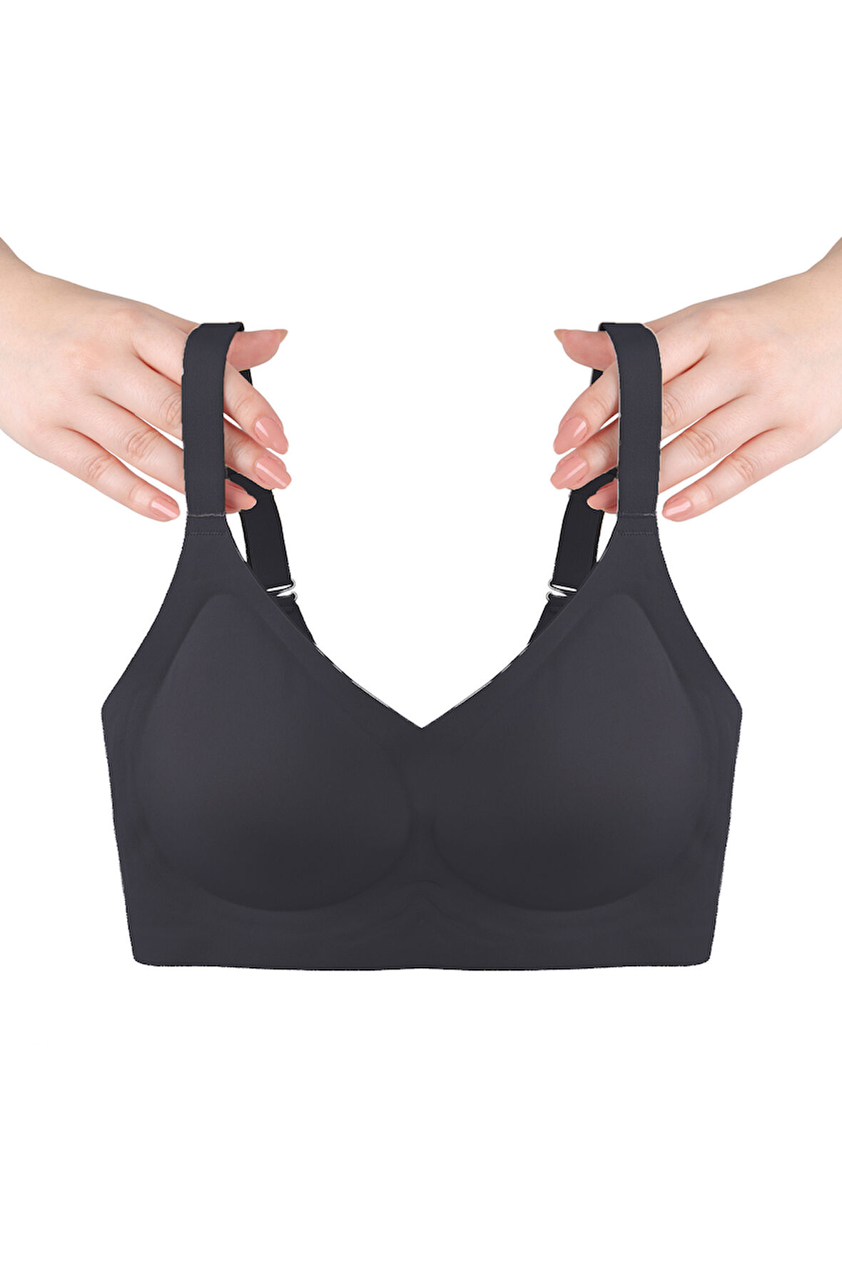 Balensiz Lazer Dikişsiz Görünmez Çıkarılabilir Pedli Toparlayıcı Sütyen