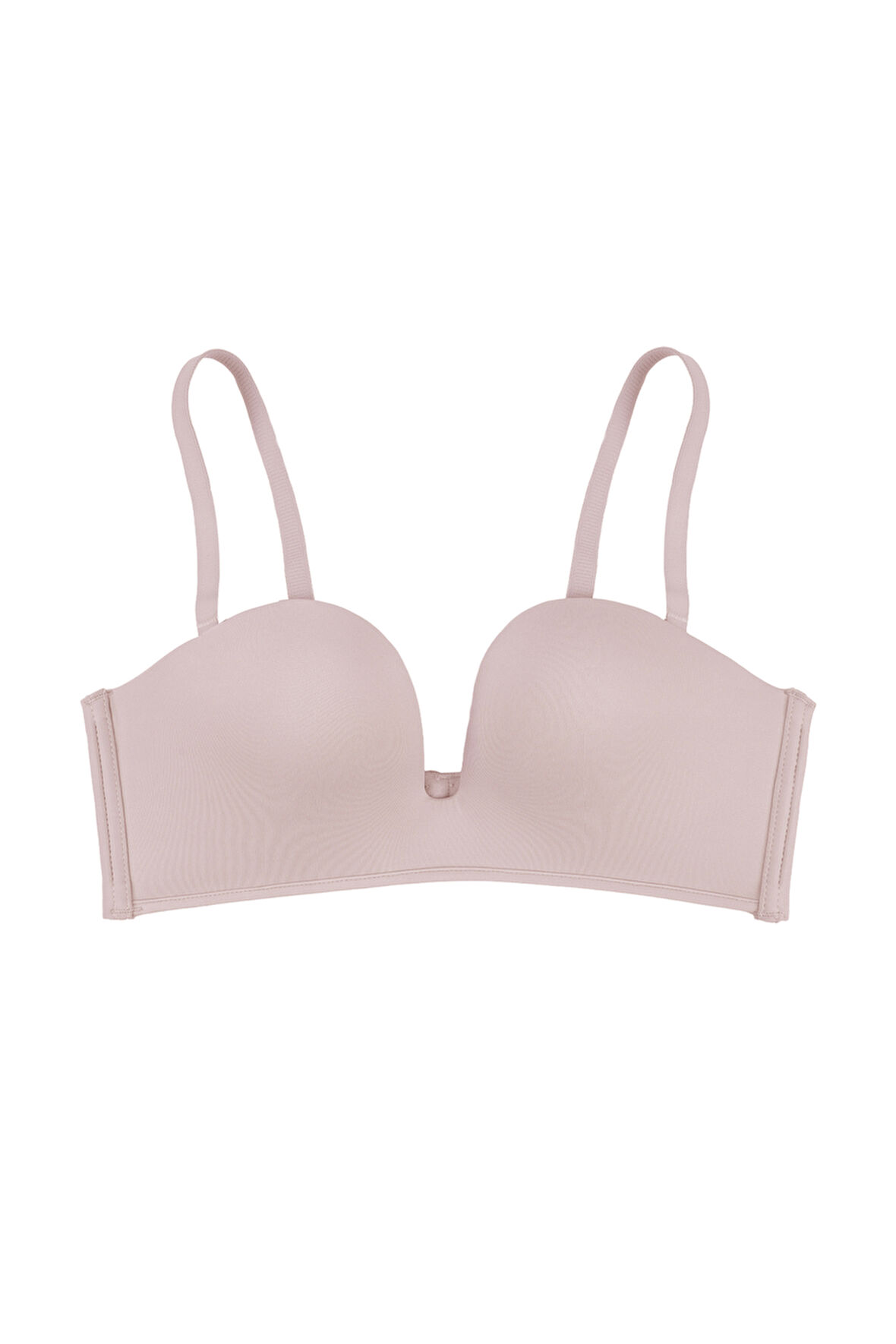 Derin Dekolte Destekli Dikişsiz Sütyen