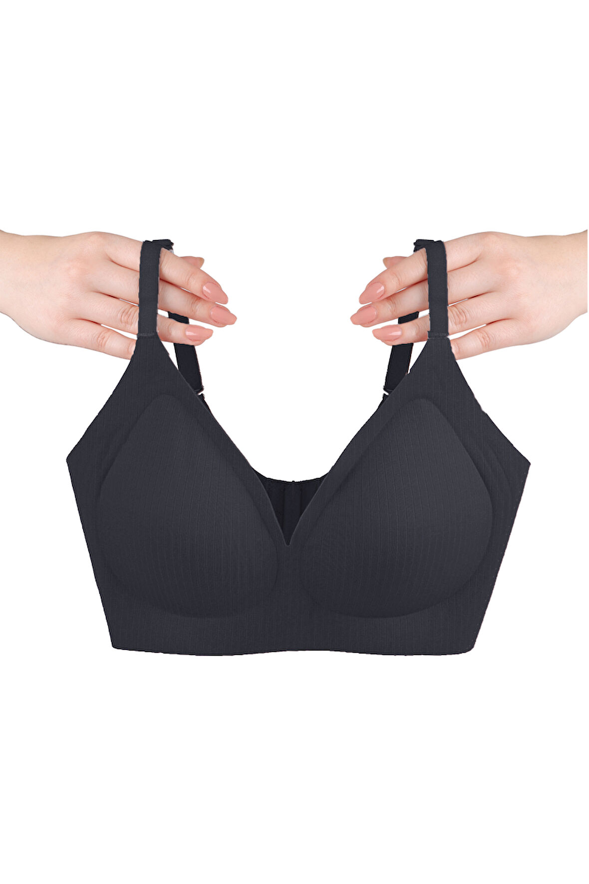 Balensiz Görünmez Fitilli Kaşkorse Çıkarılabilir Pedli Dikişsiz Sütyen