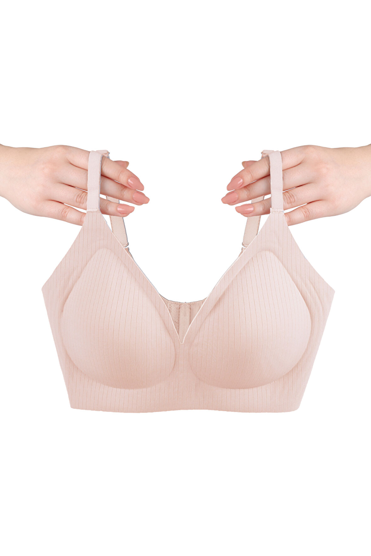 Balensiz Görünmez Fitilli Kaşkorse Çıkarılabilir Pedli Dikişsiz Sütyen