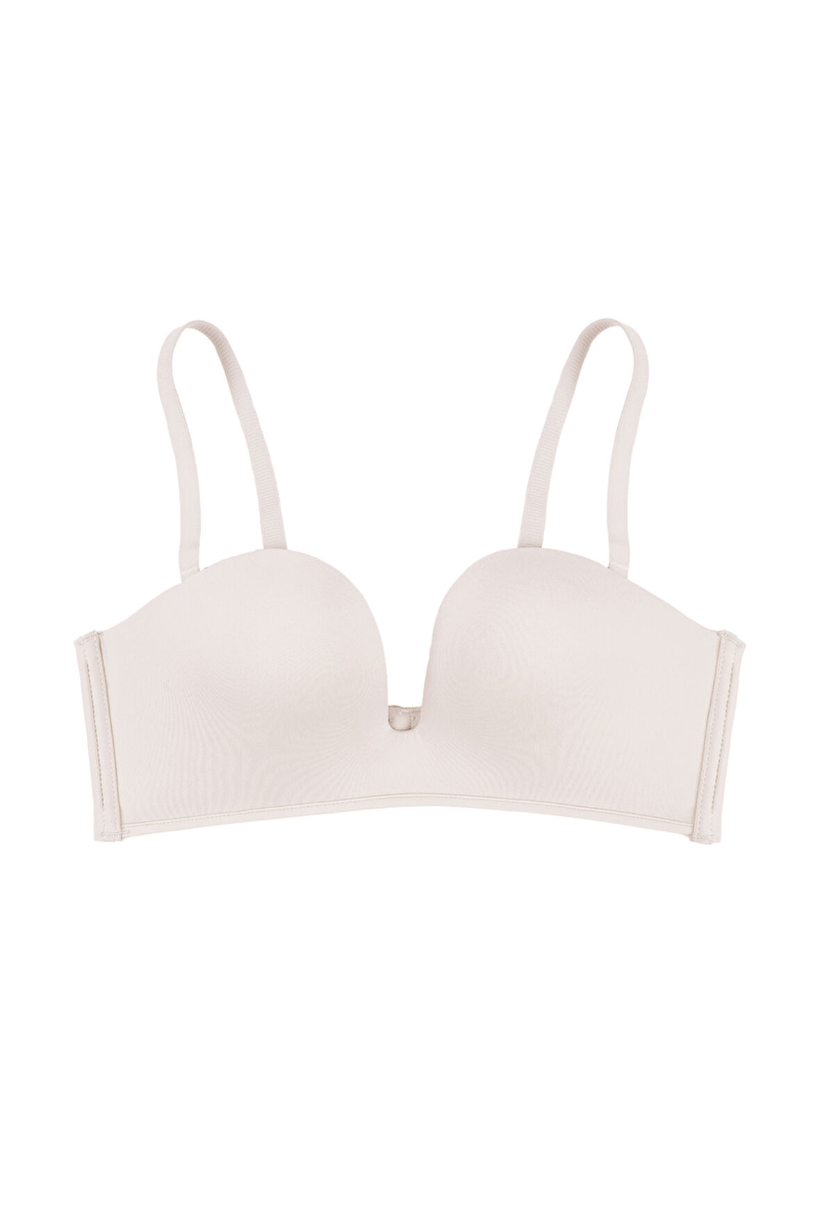 Derin Dekolte Destekli Dikişsiz Sütyen